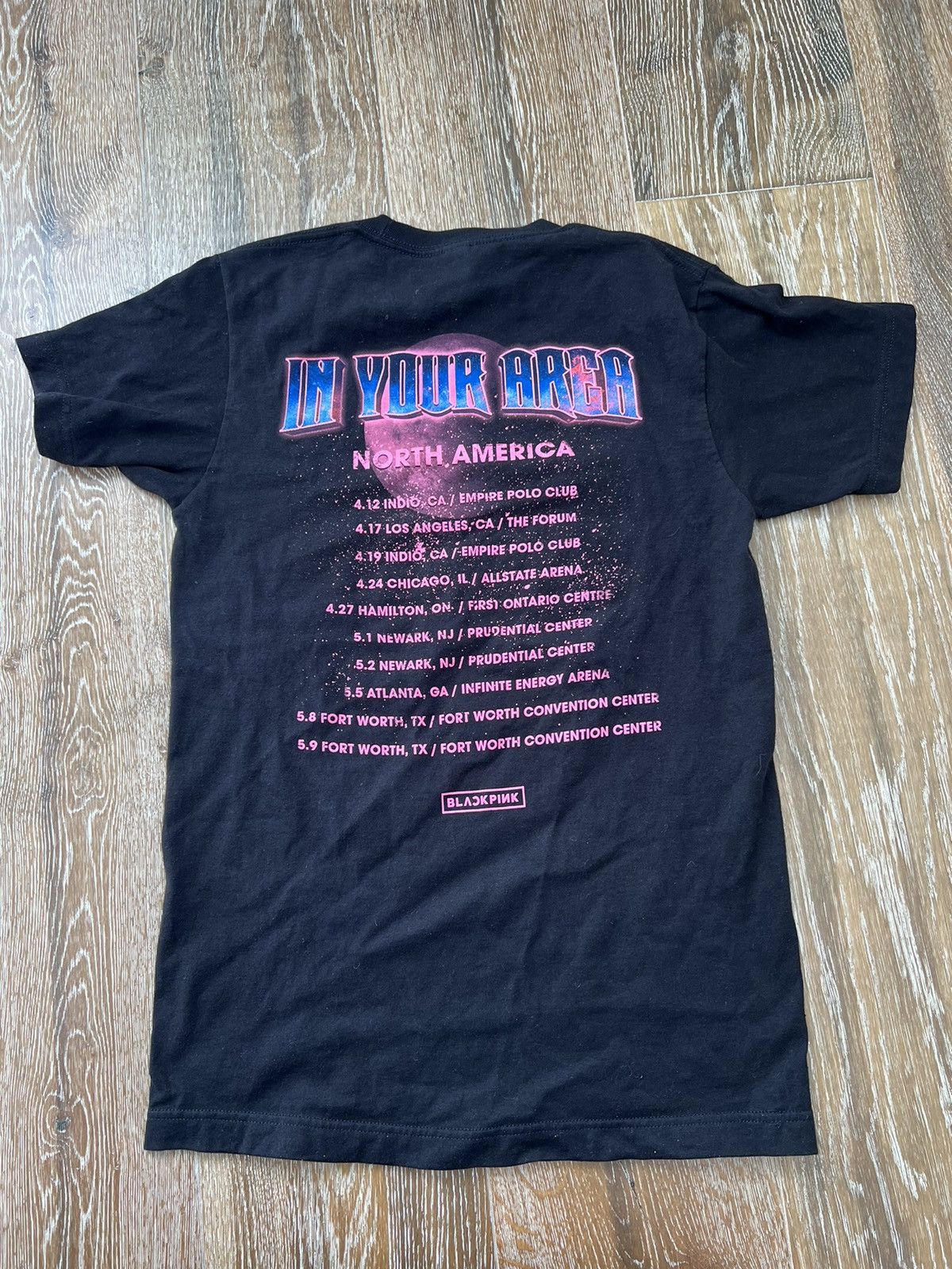 Band Tees Black pink 2019 in your area tee Size US S / EU 44-46 / 1 - 2 Thumbnail