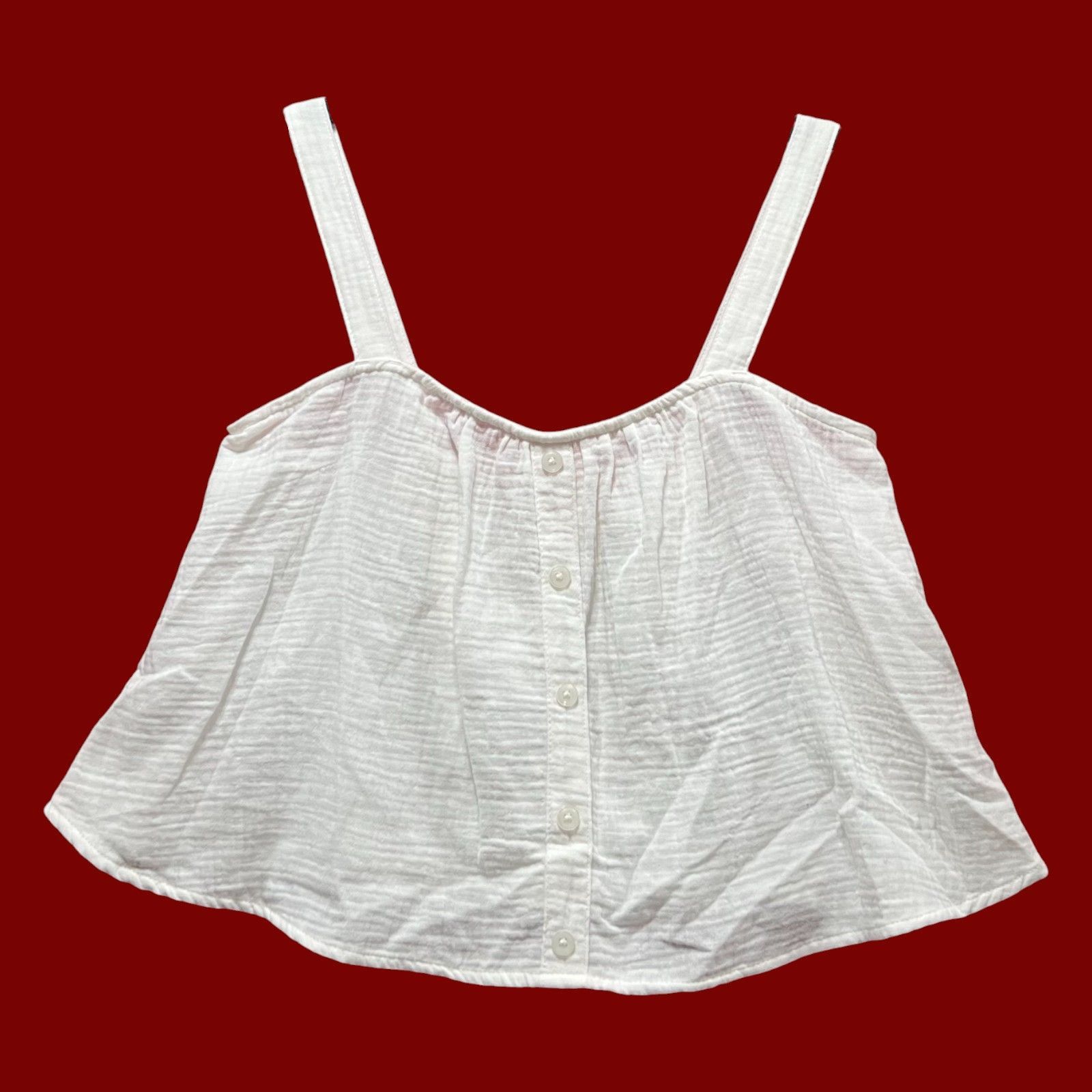 Other Colsie - Women's Tiny Tank Top - White - Extra Small Size XS / US 0-2 / IT 36-38 - 1 Thumbnail