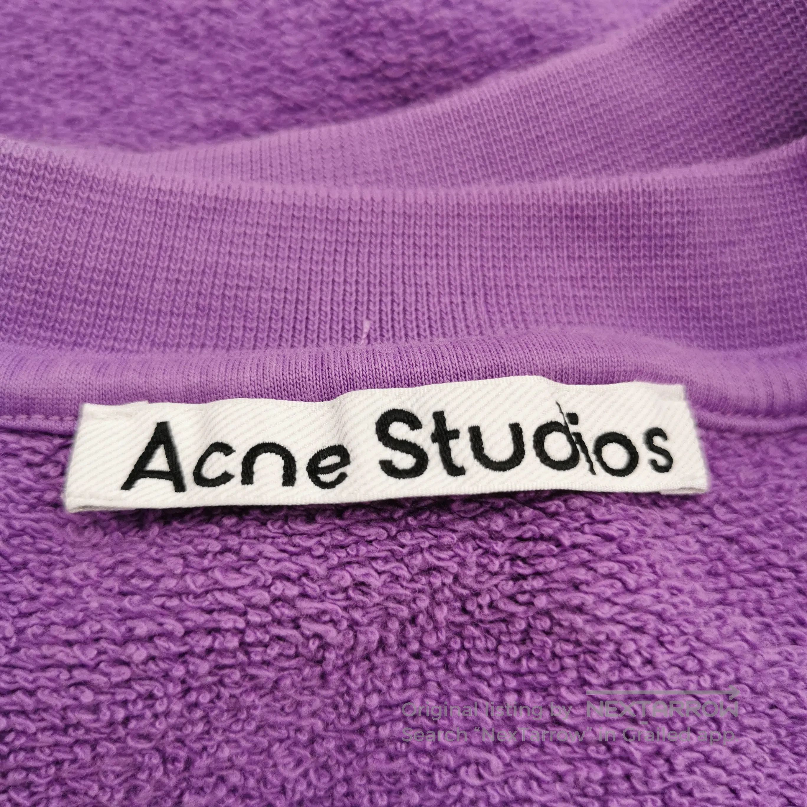 Acne Studios Acne Studios S Cotton Logo Crewneck Sweatshirt. Size US S / EU 44-46 / 1 - 7 Thumbnail