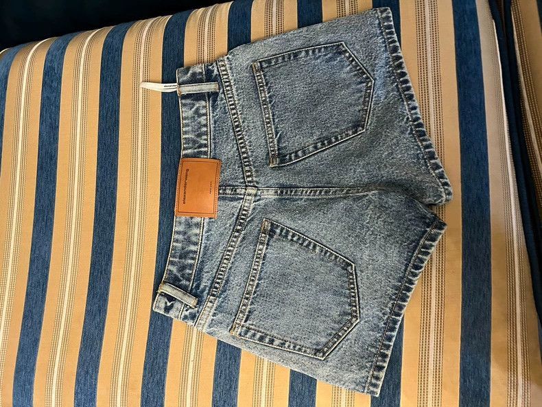 Alexander Wang Alexander Wang Crystal Denim Shorts- Size 24" / US 00 / IT 34 - 4 Thumbnail