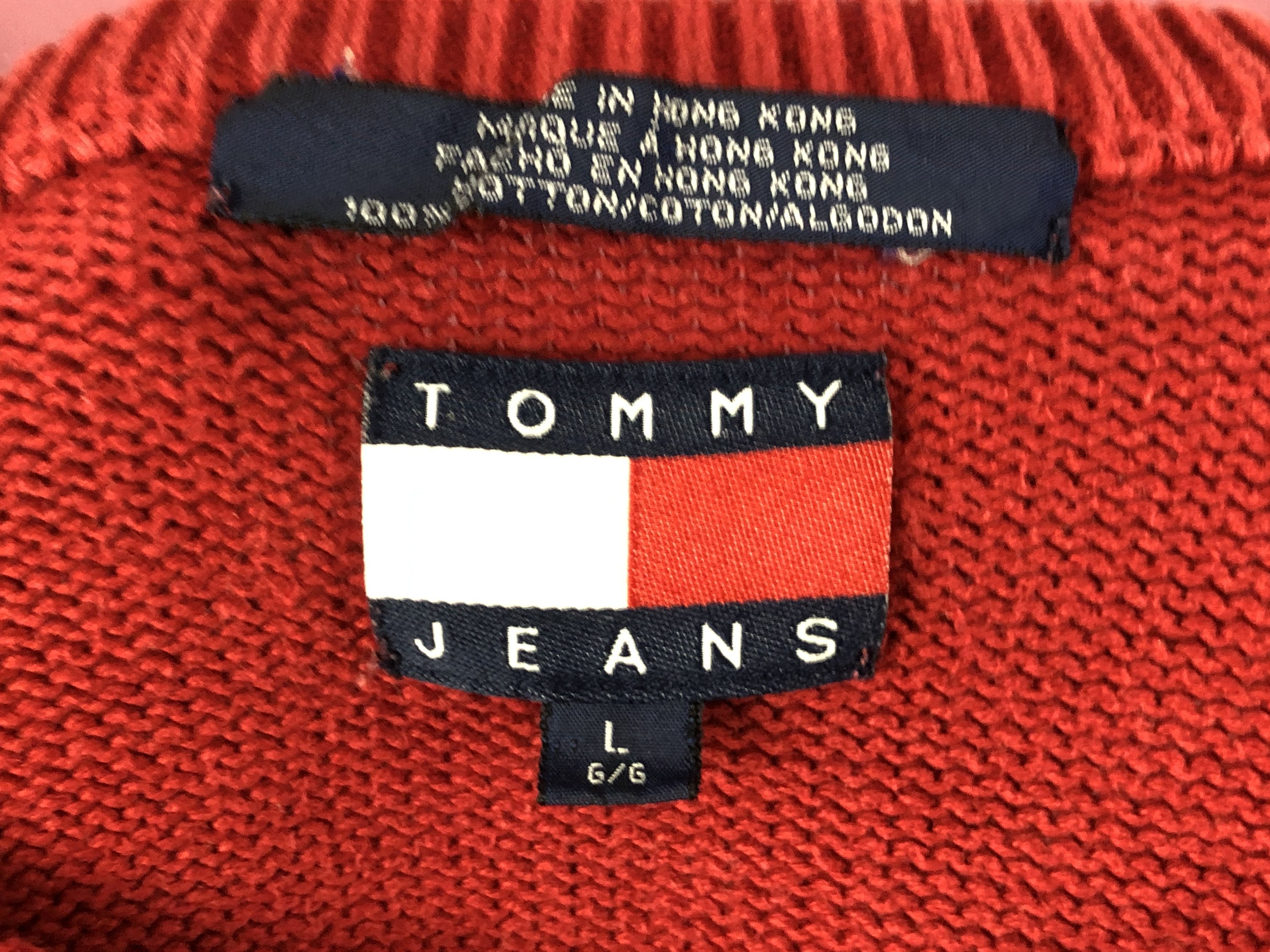 Tommy Hilfiger × Vintage Tommy Hilfiger Vintage Men's Sweater - L Size US L / EU 52-54 / 3 - 5 Thumbnail