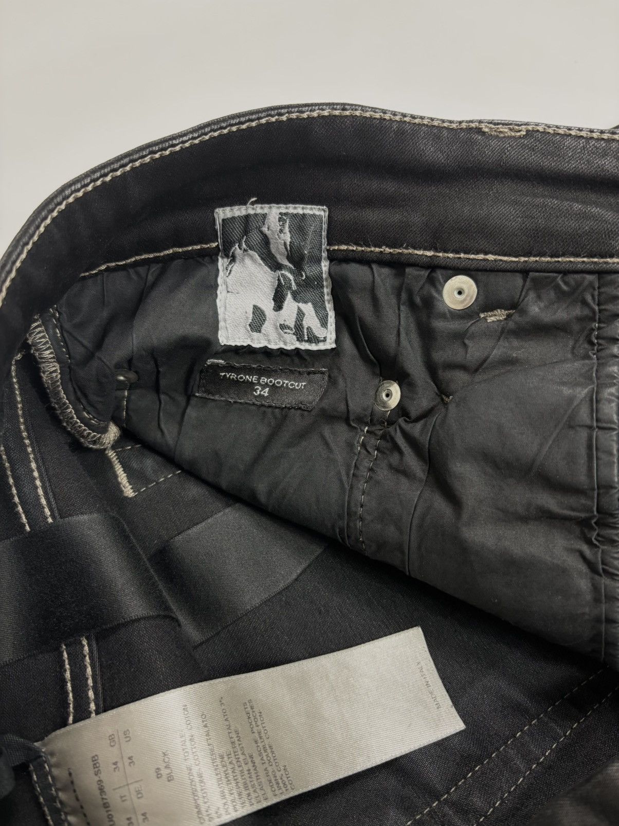 Rick Owens × Rick Owens Drkshdw Rick Owens FW21 ”Gethsemane” Tyrone Bootcut Jeans – Size 34 Size US 34 / EU 50 - 9 Thumbnail