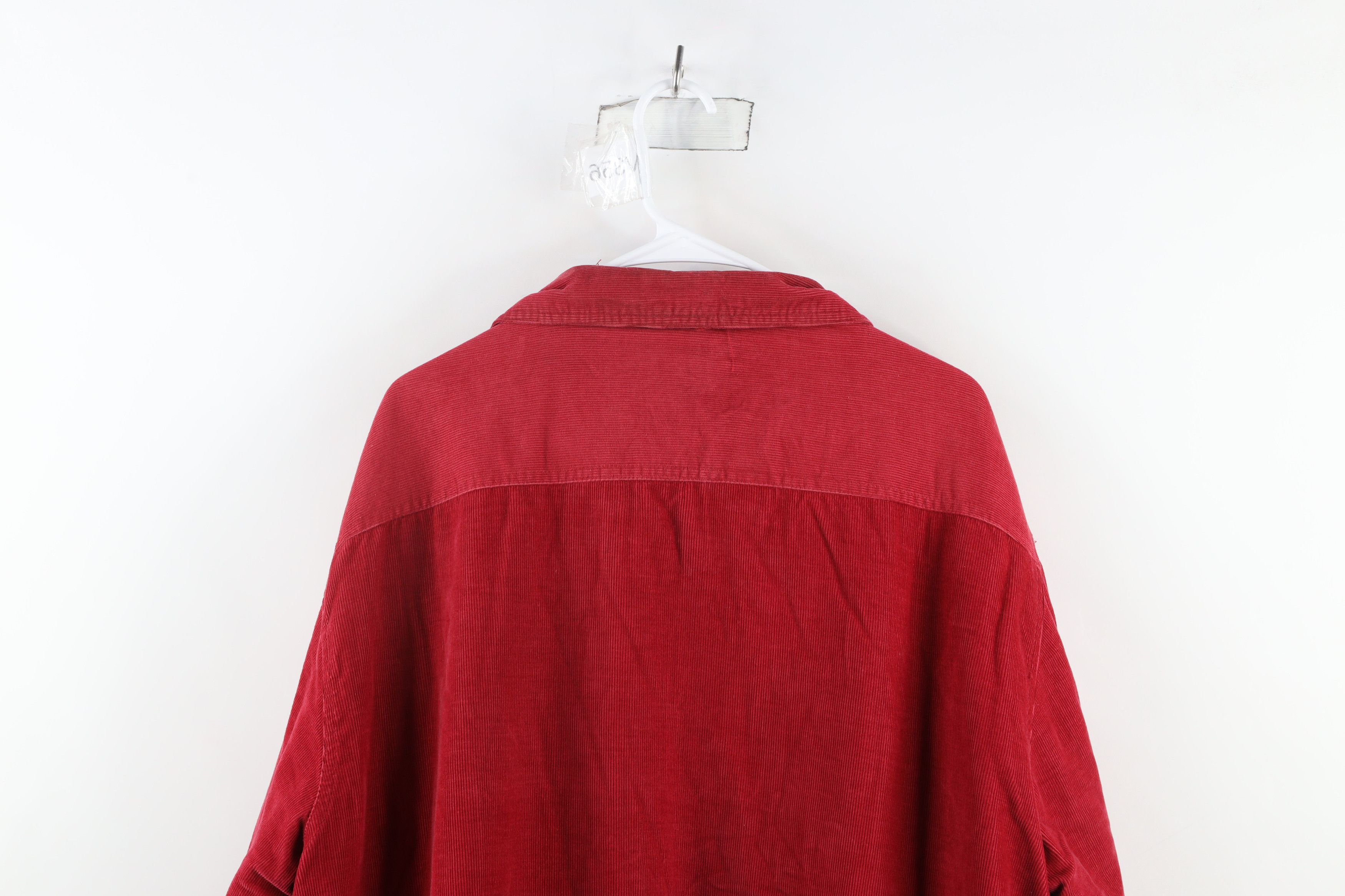 Vintage Vintage 90s Streetwear Lined Corduroy Shirt Jacket Jac Shirt Size US XL / EU 56 / 4 - 16 Thumbnail