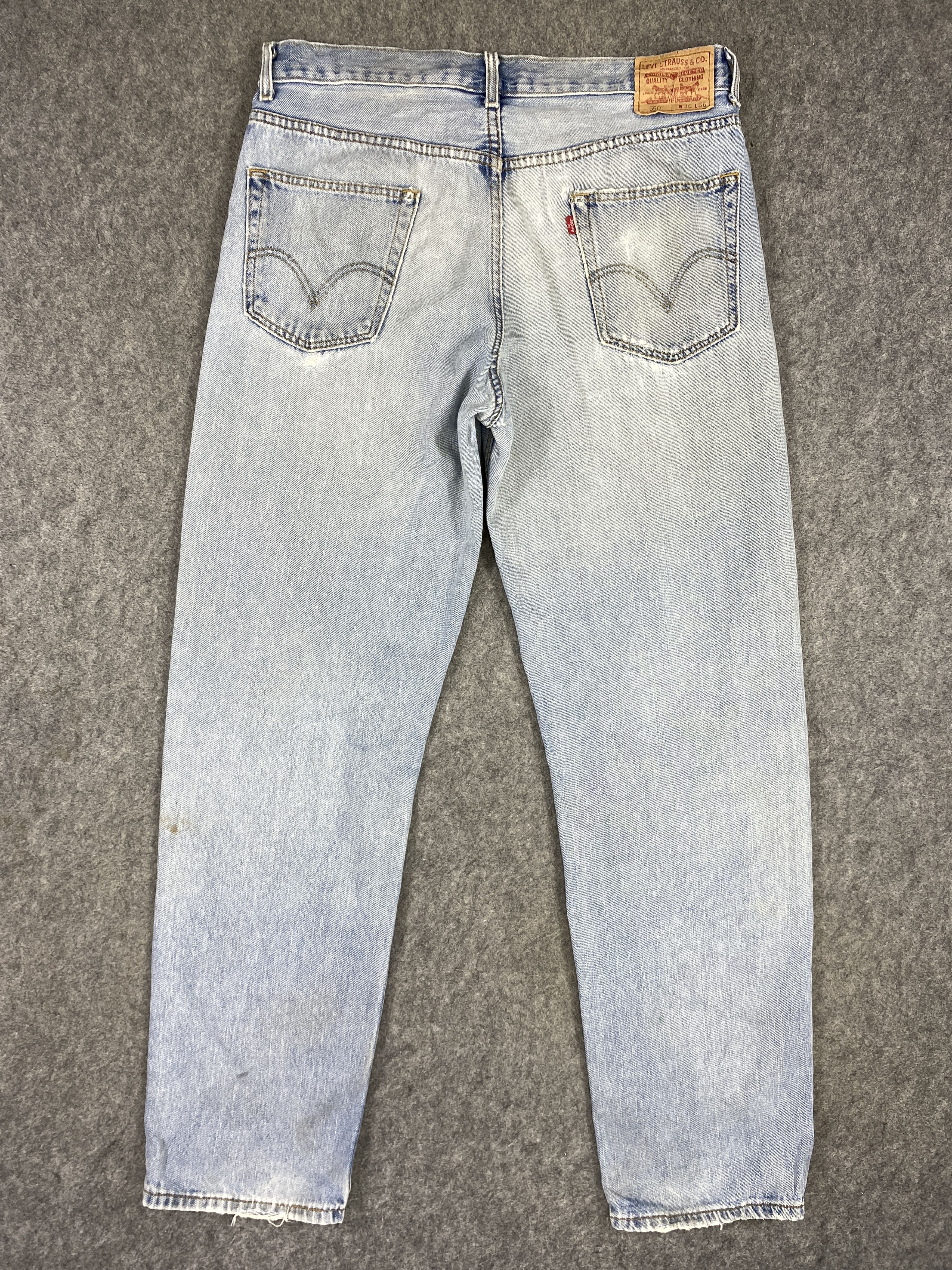 Levi's Light Blue Wash Vintage Levi's 550 36x35 Denim -JN1797 Size US 36 / EU 52 - 2 Thumbnail