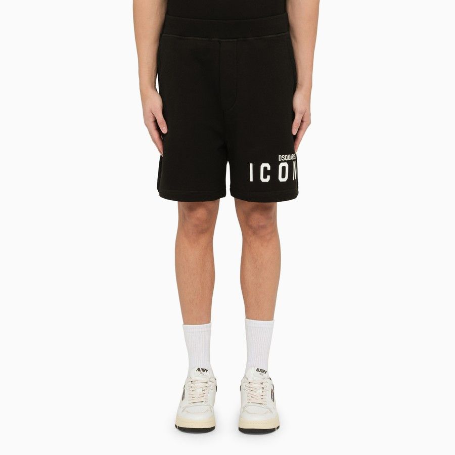 image of Dsquared2 O1D2Blof0324 Shorts In Black, Men's