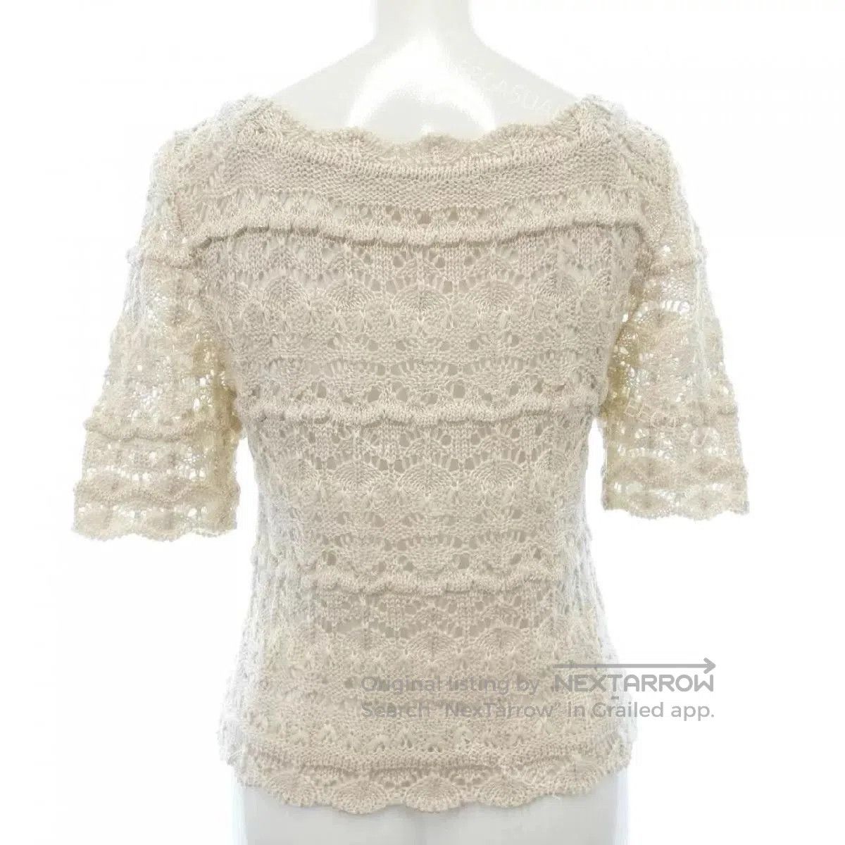 Other Beige Mame Kurogouchi Knit Top. Size S / US 4 / IT 40 - 2 Thumbnail