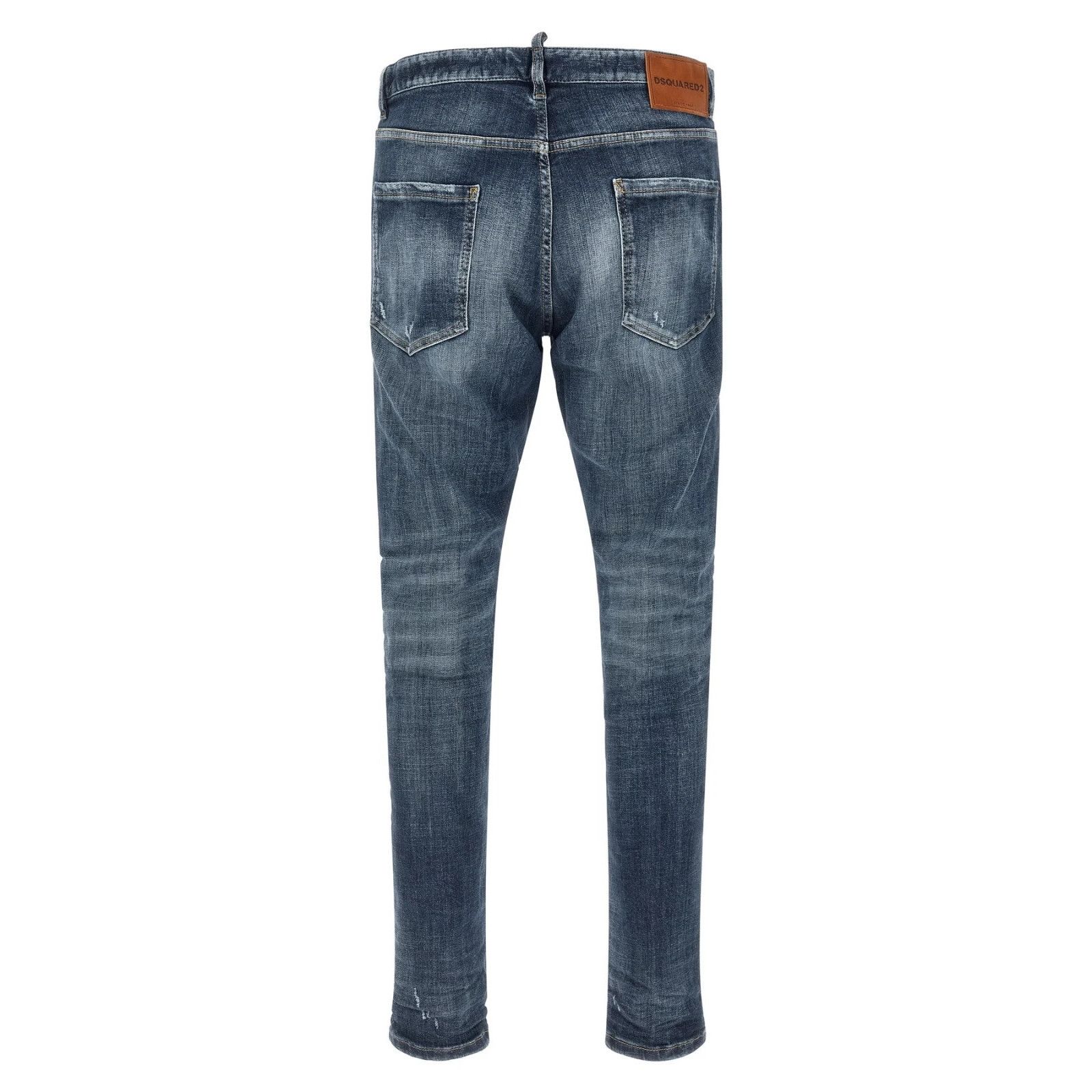 Dsquared2 DSQUARED2 Teddy Blue Denim Jeans New & Authentic (Men's size Size US 40 / EU 56 - 2 Thumbnail