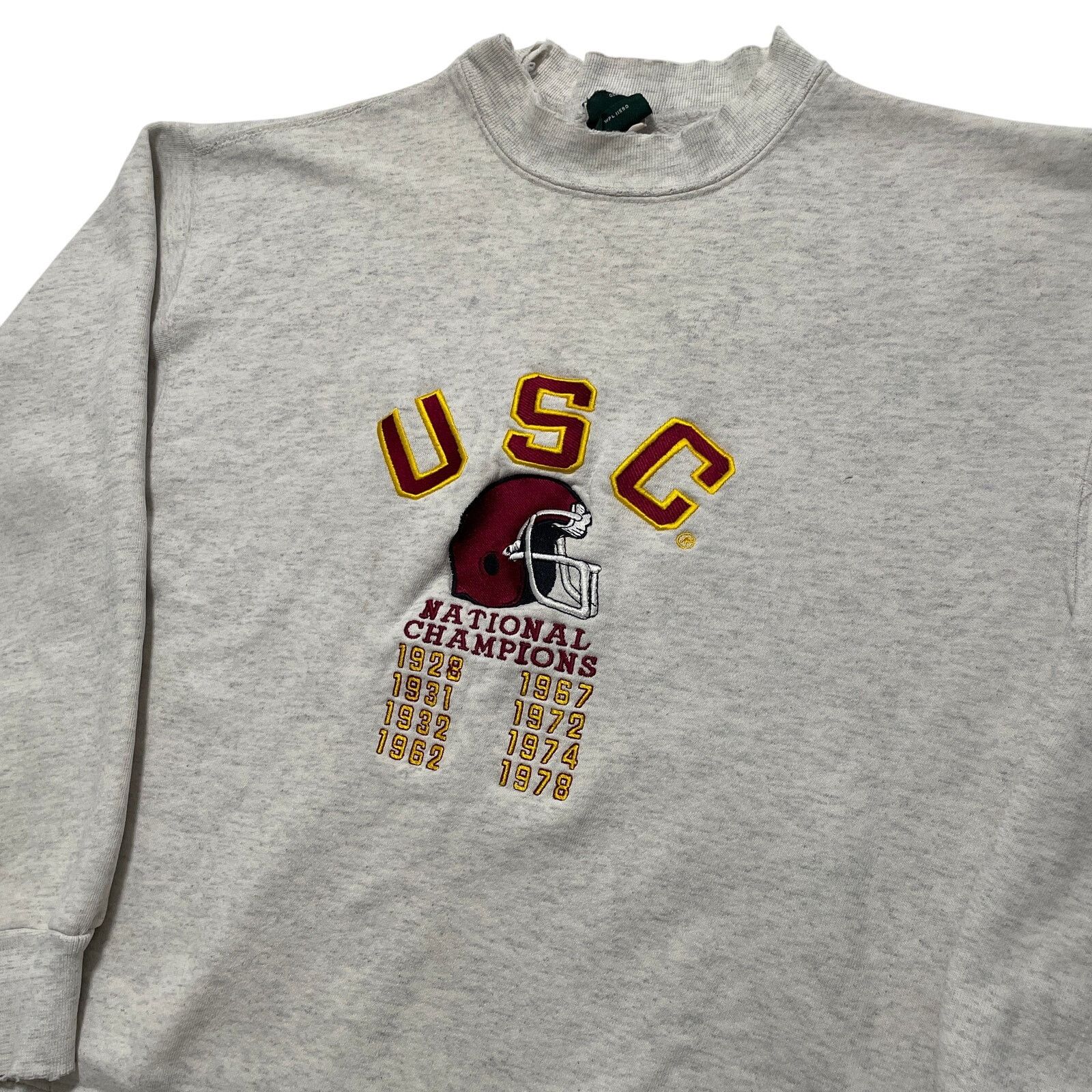 Vintage Vintage 80's USC Trojans College Football Grey Sweatshirt L Size US L / EU 52-54 / 3 - 2 Thumbnail