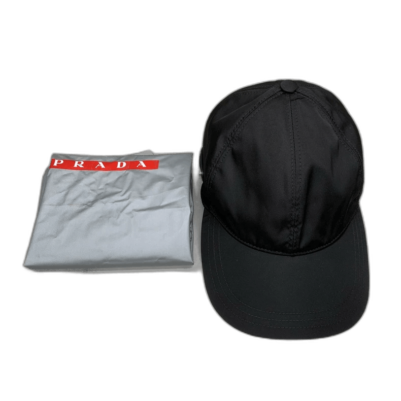 Prada Prada Black Baseball Cap with Dust Bag Size ONE SIZE - 1 Thumbnail