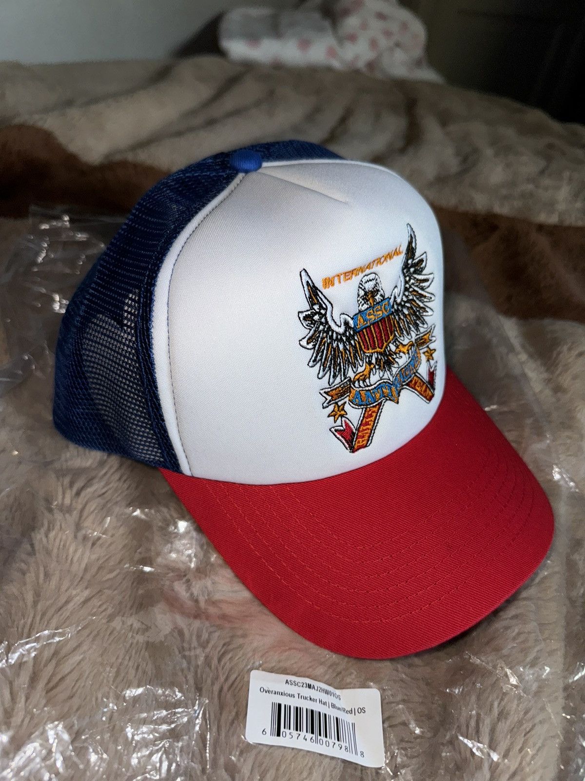 Anti Social Social Club NEW Anti Social Social Club Overanxious Trucker Hat Size ONE SIZE - 3 Thumbnail