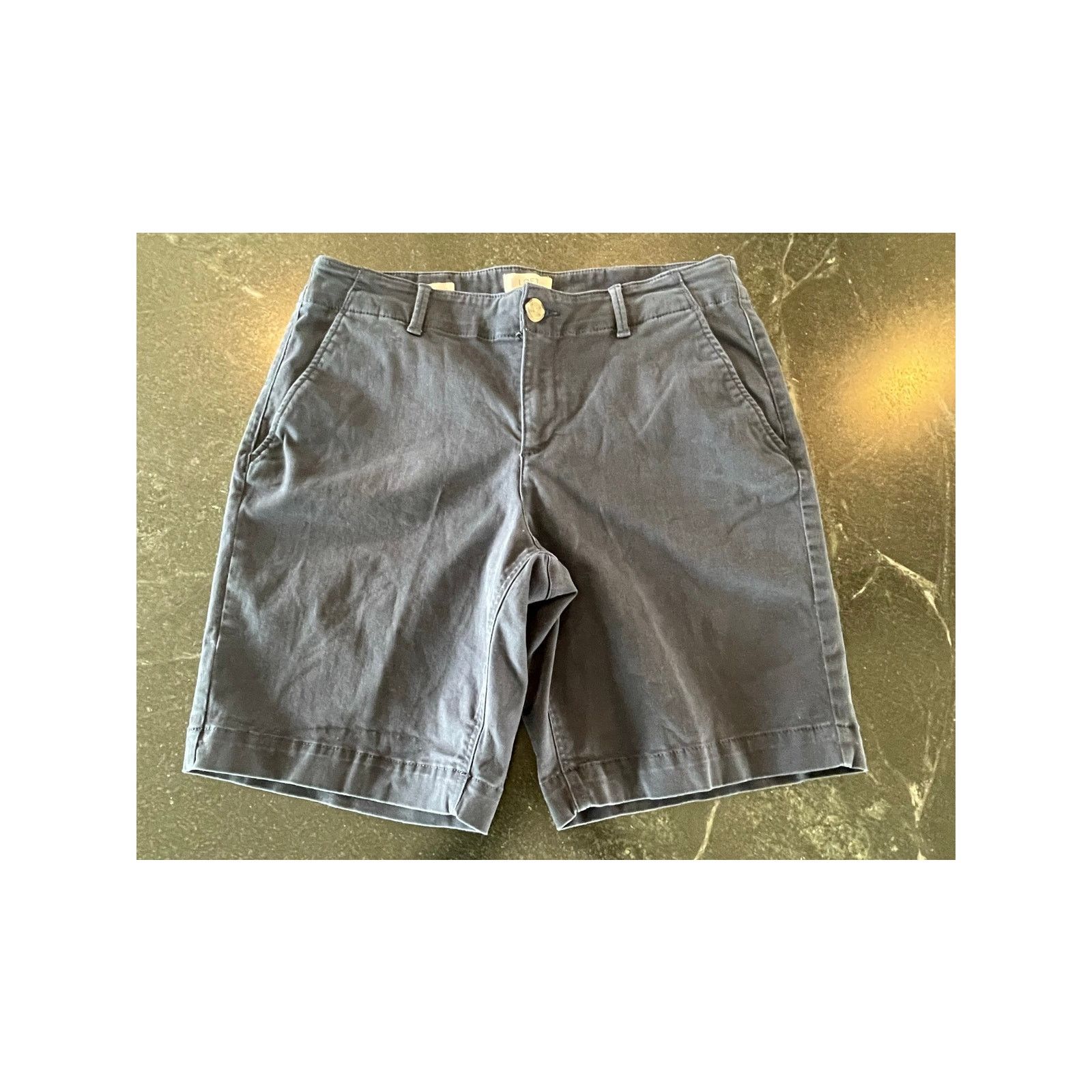Loft Loft Outlet Navy Monroe Bermuda shorts 8 Size 30" / US 8 / IT 44 - 1 Thumbnail