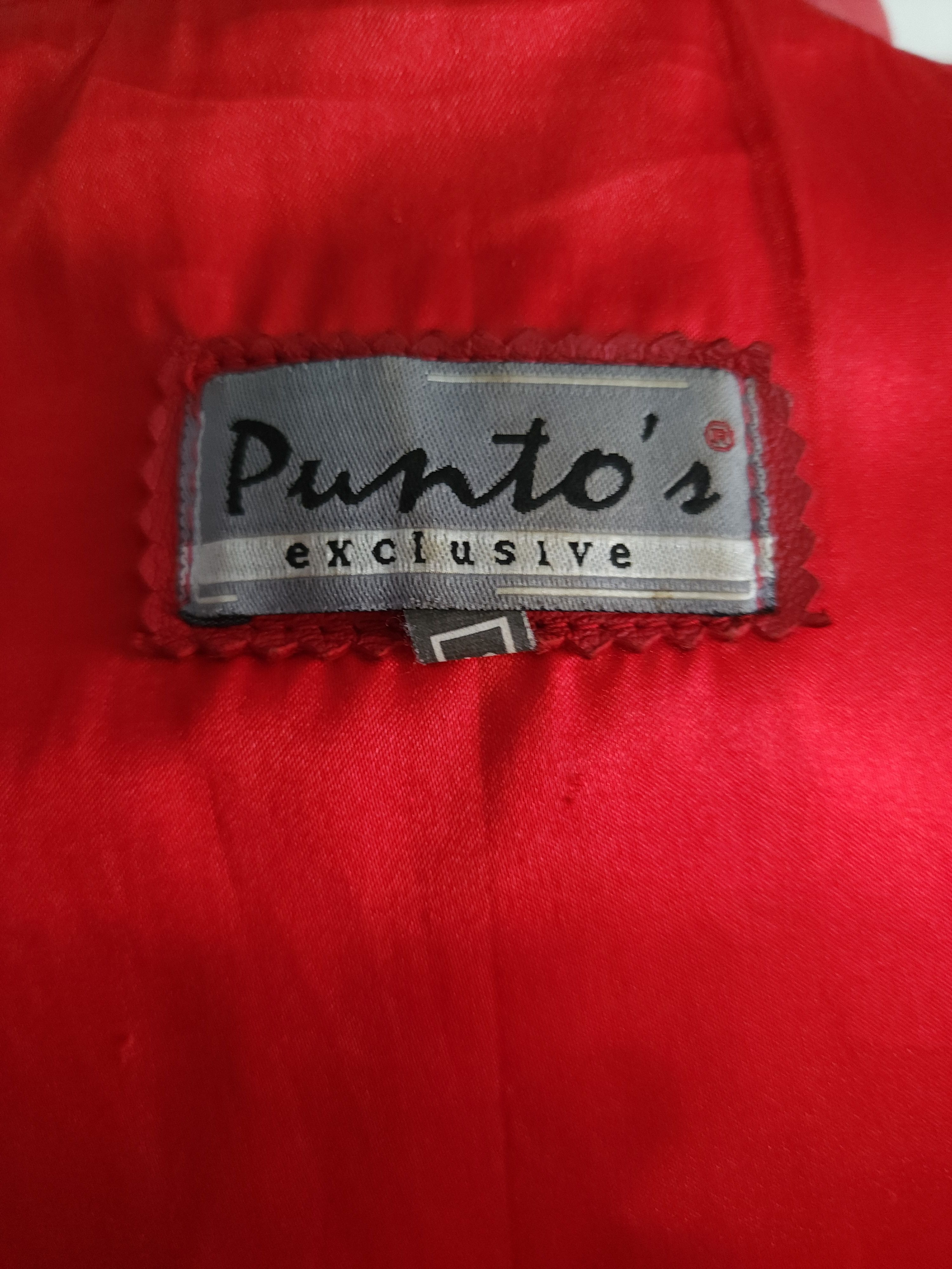 Genuine Leather Stylish women's red leather jacket with a metal zipper. Size M / US 6-8 / IT 42-44 - 9 Thumbnail