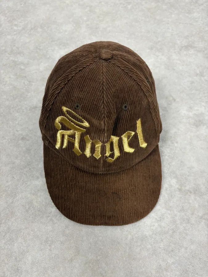 Dsquared2 AW2005 Dsquared2 Brown Angel Embroidered Corduroy Cap Size ONE SIZE - 5 Thumbnail