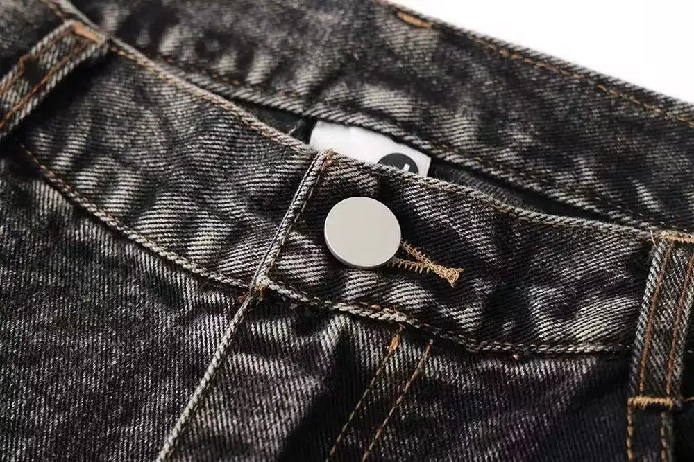 Japanese Brand Opium Black Tassel Striped jeans Size US 30 / EU 46 - 8 Thumbnail