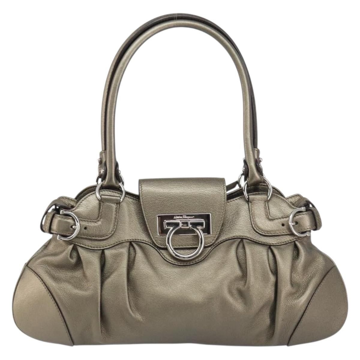 Salvatore Ferragamo Salvatore Ferragamo Gancini handbag Leather Size ONE SIZE - 1 Thumbnail