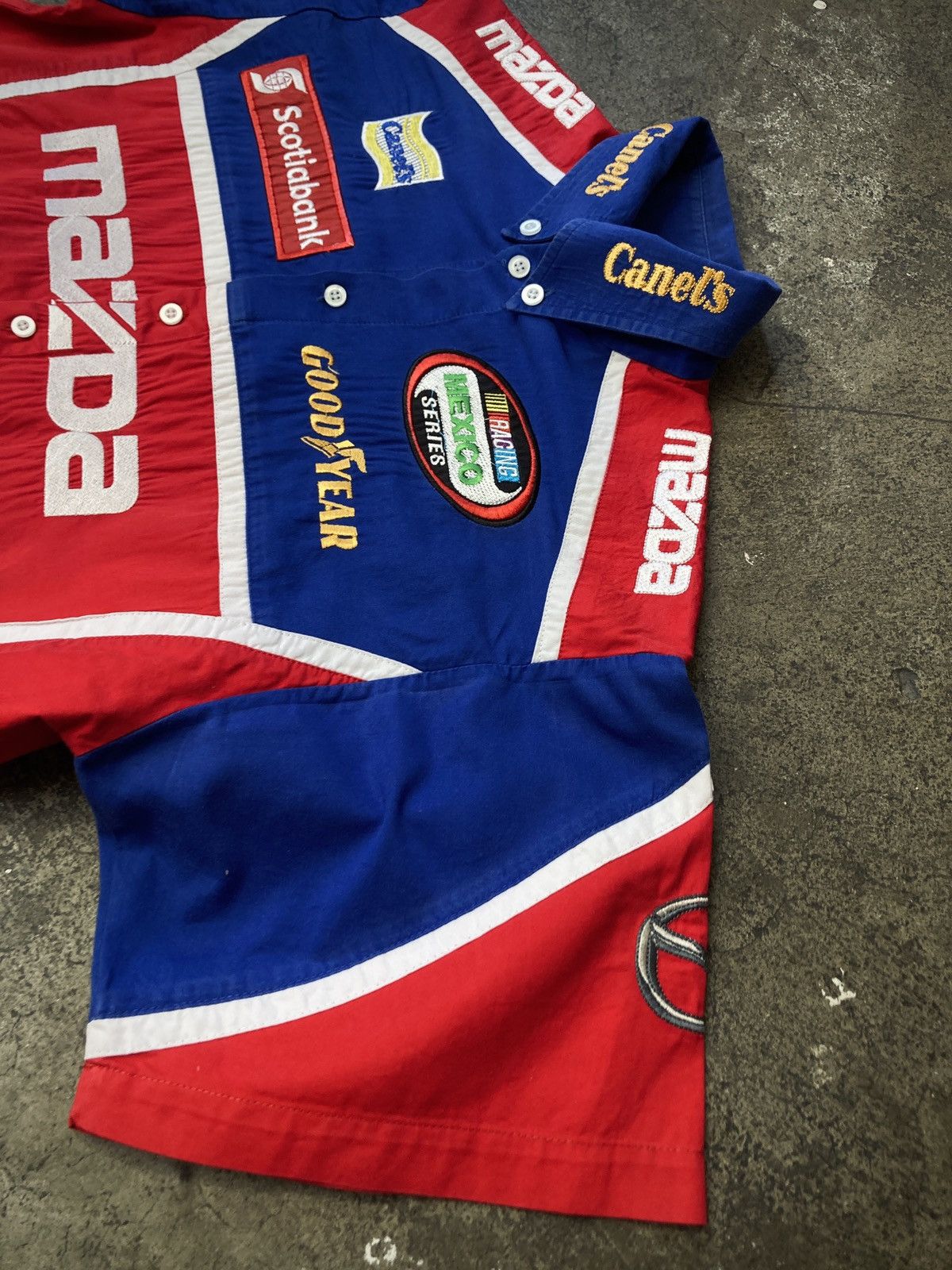 Formula 1 × NASCAR × Vintage Vintage 90s Mazda Speed Racing Shirt Size US M / EU 48-50 / 2 - 7 Thumbnail