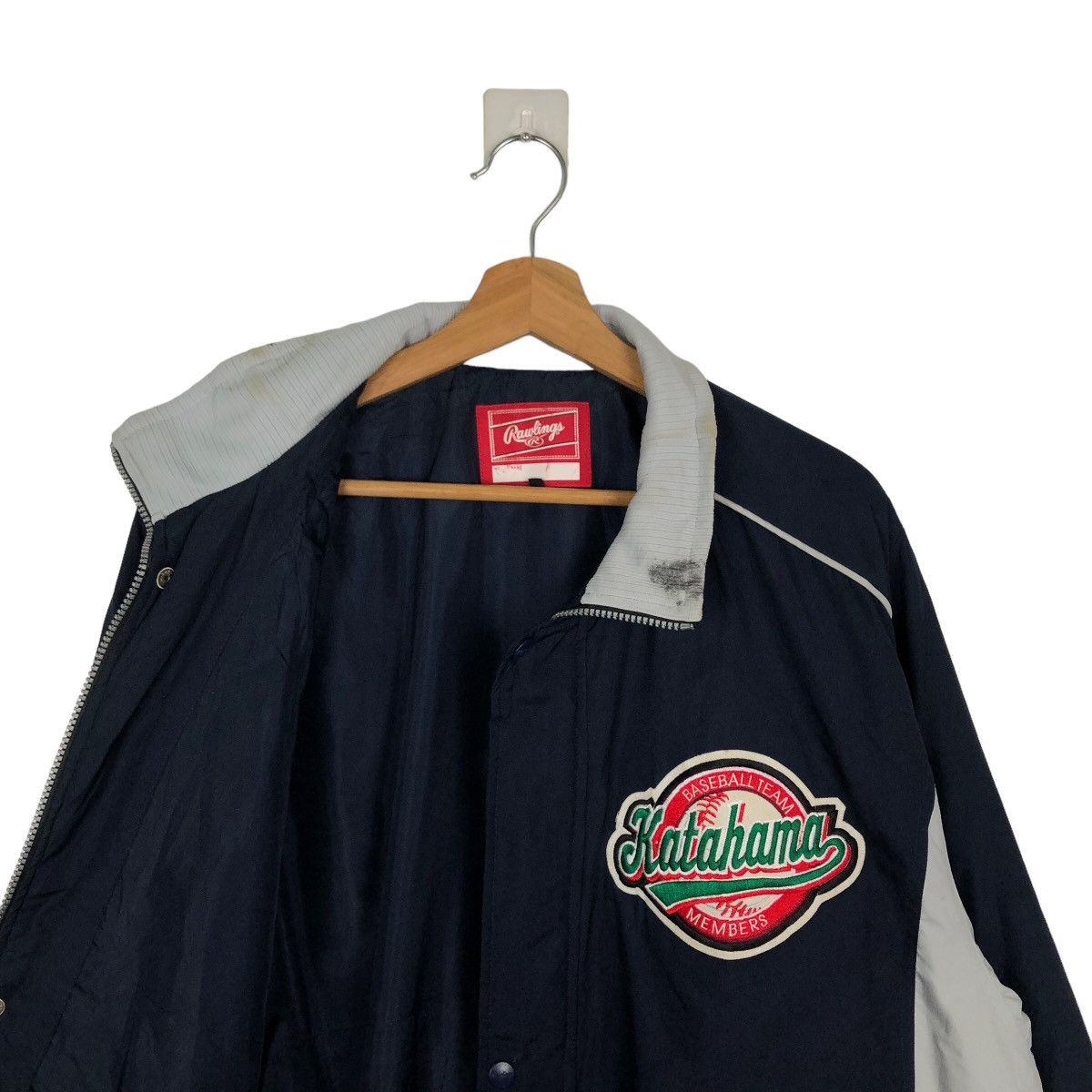 Japanese Brand VINTAGE BOMBER JACKET BASEBALL TEAM KATAHAMA BIG LOGO Size US M / EU 48-50 / 2 - 9 Thumbnail