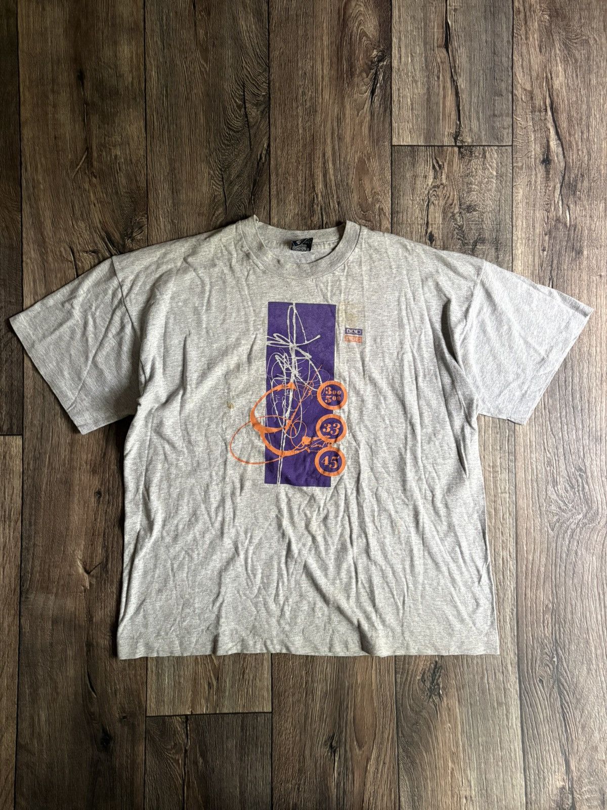Vintage Vintage 80s Rare Single Stitch 4AD Records ‘Liliput’ T-shirt Size US XL / EU 56 / 4 - 1 Thumbnail