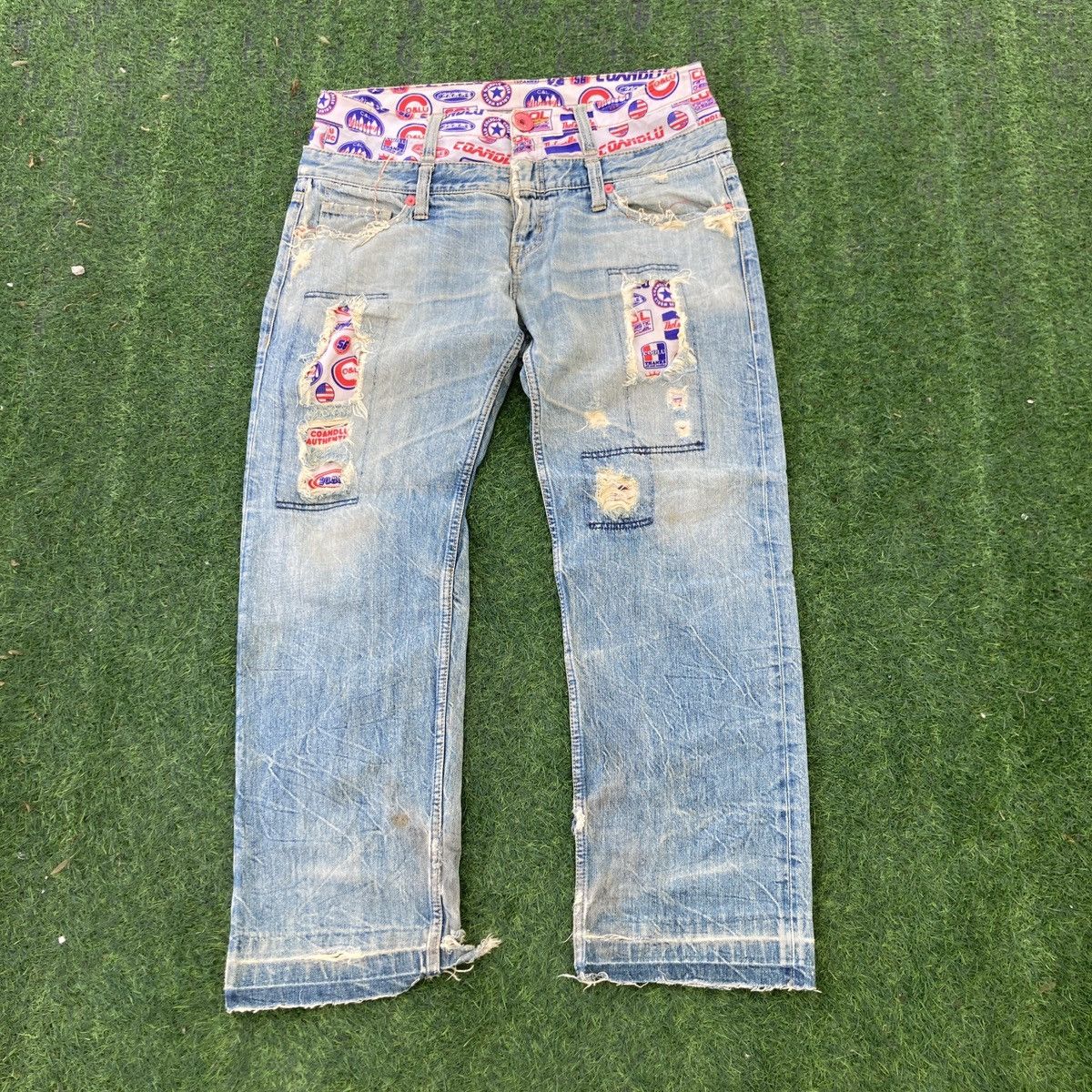 Hysteric Glamour CO & LU DISTRESSED JEANS Size US 35 - 1 Thumbnail