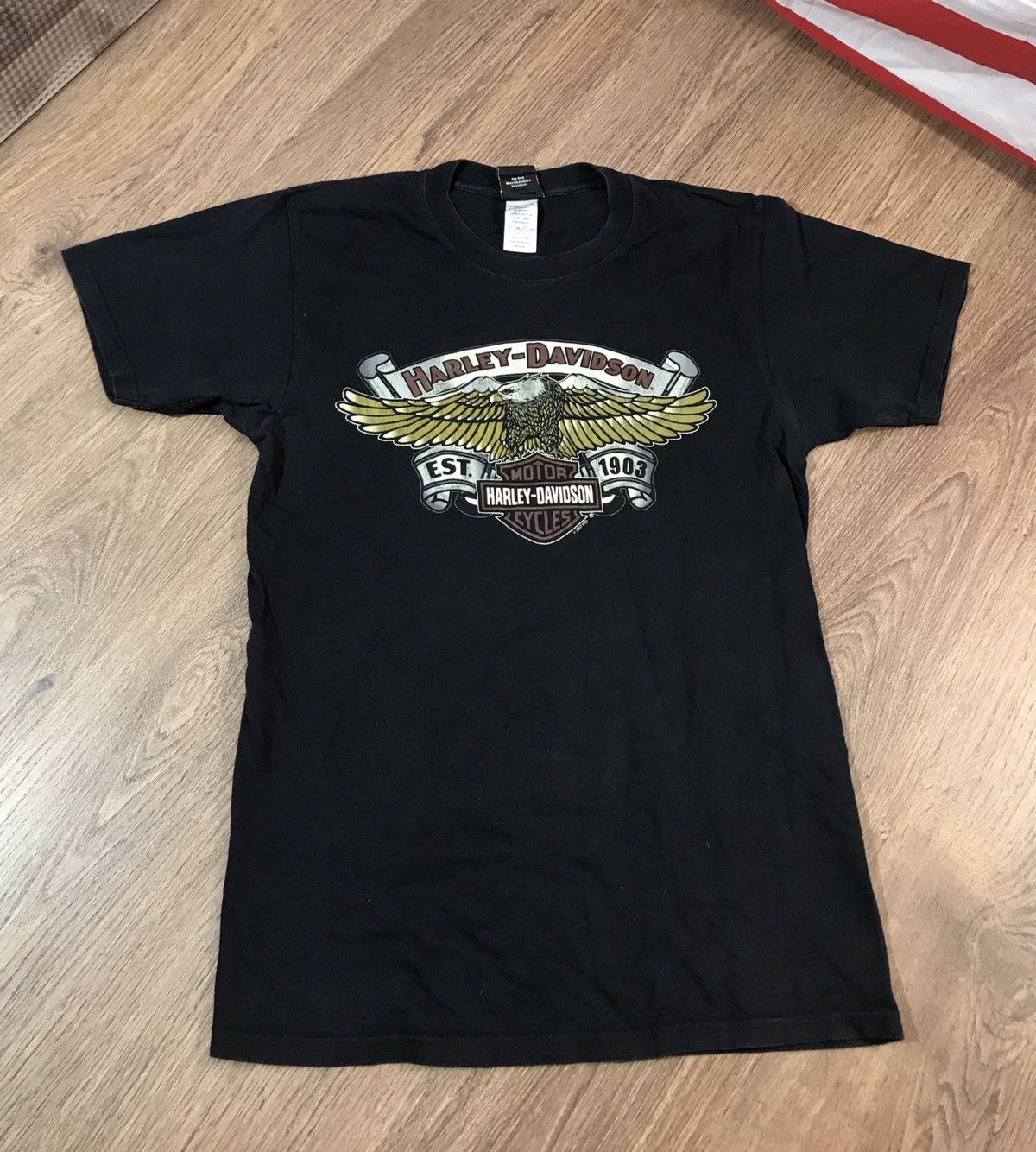 Harley Davidson × Vintage Vintage Harley Davidson t shirt size M Size US M / EU 48-50 / 2 - 1 Thumbnail