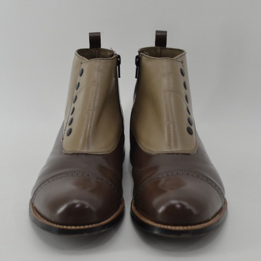 Stacy Adams Stacy Adams Mens Size 11 Madison Cap Toe Boots Gatsby Zip Size US 11 / EU 44 - 3 Thumbnail