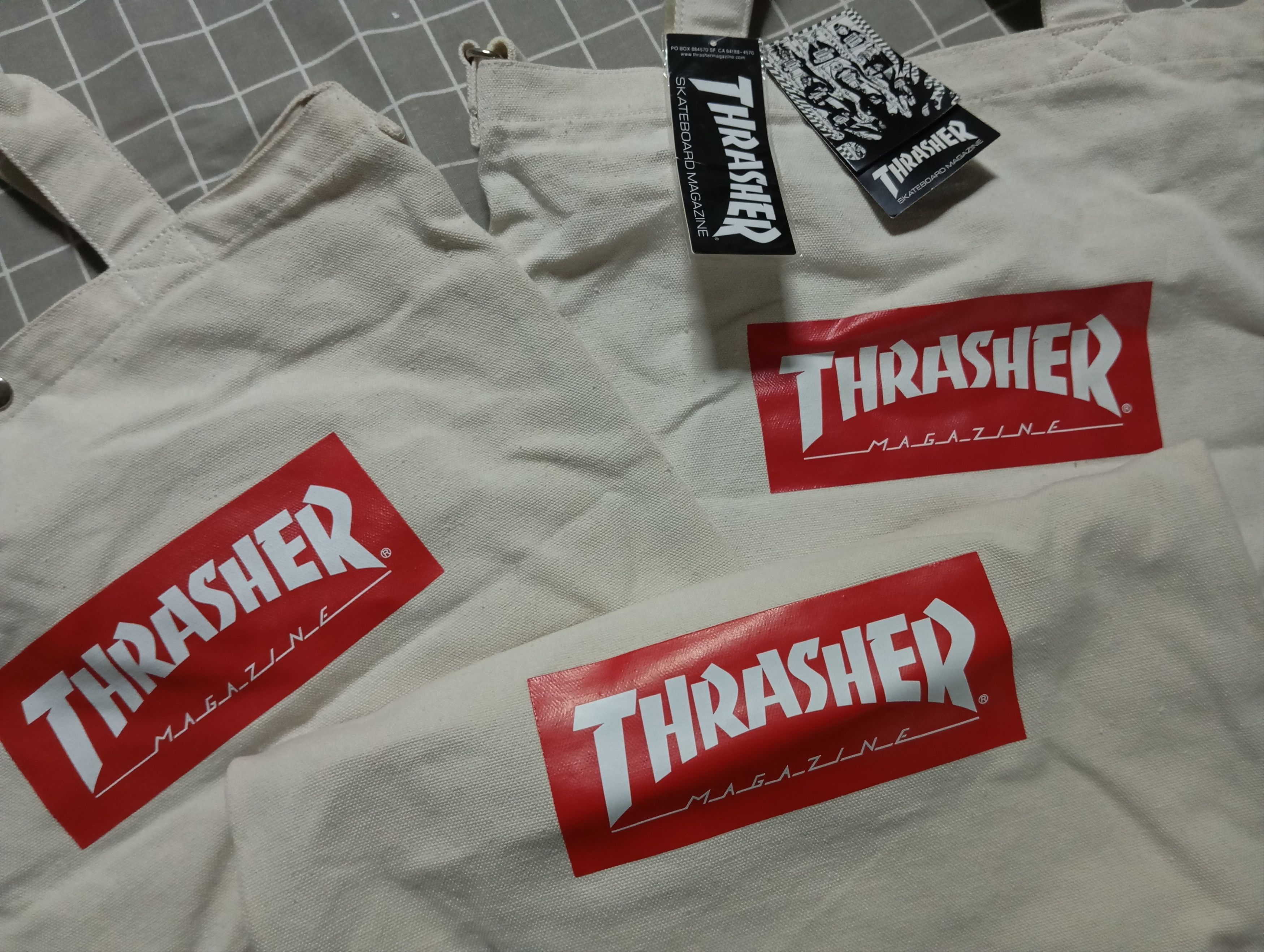 Thrasher NEW Thrasher Magazine 🛹 2way Shoulder & Tote Bag BIG 💥 Size ONE SIZE - 2 Thumbnail