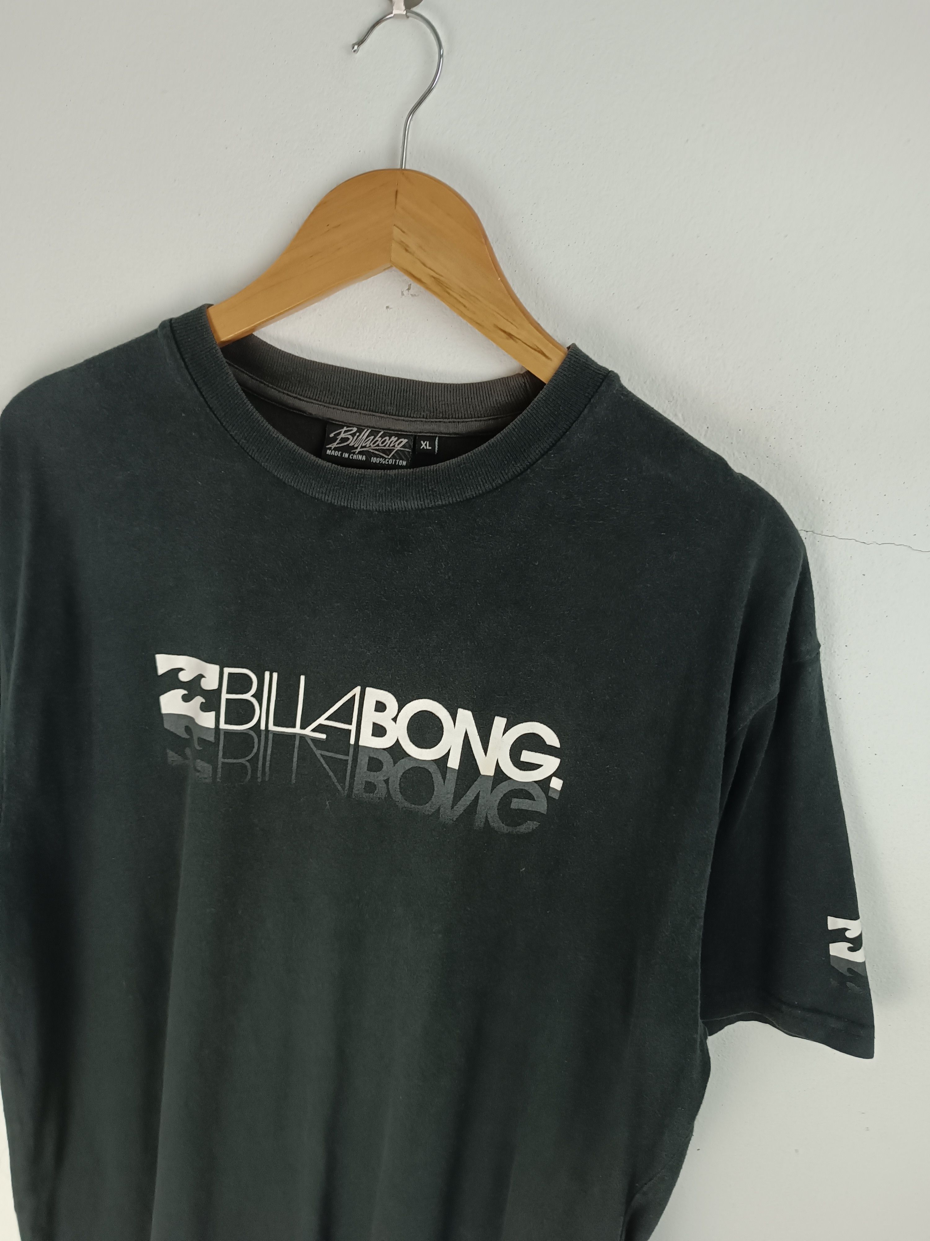 Billabong VINTAGE Y2K BILLABONG CLASSIC BIG LOGO FADED TEE VERY RARE Size US L / EU 52-54 / 3 - 8 Thumbnail