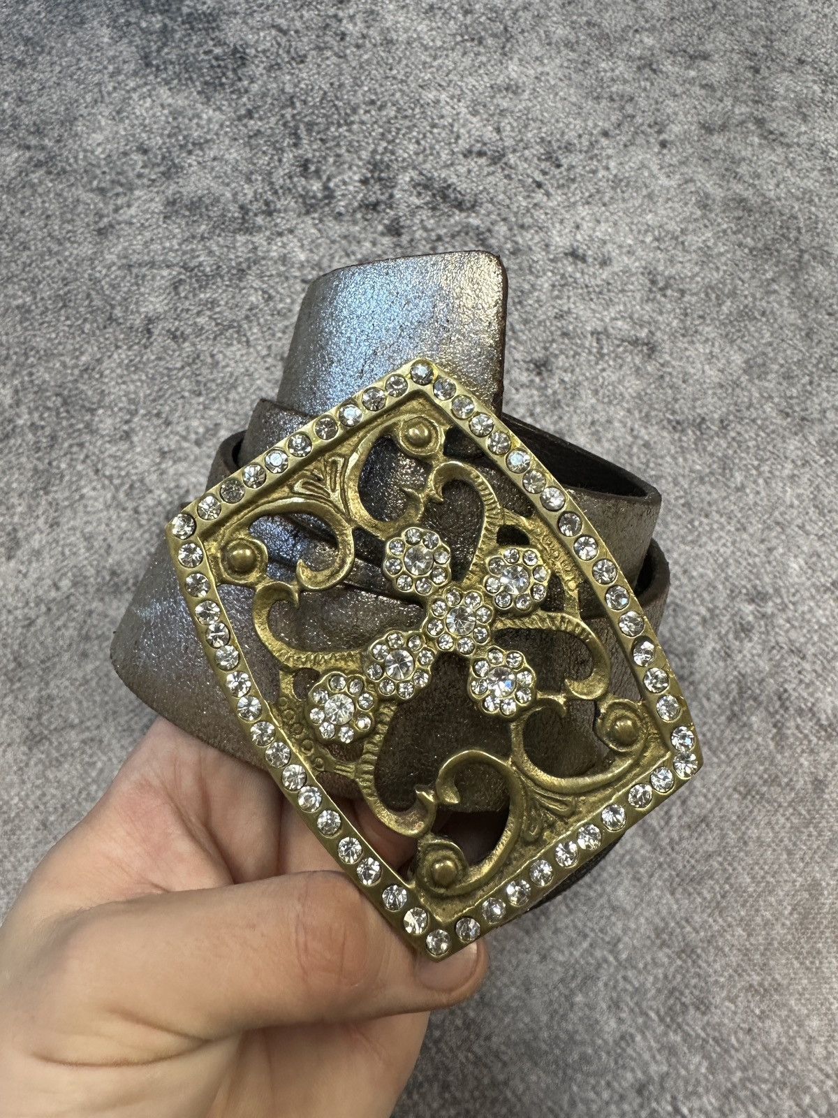 Designer Y2K Avant Garde Cross Logo Belts Streetwear Rare USA Style Size ONE SIZE - 1 Thumbnail