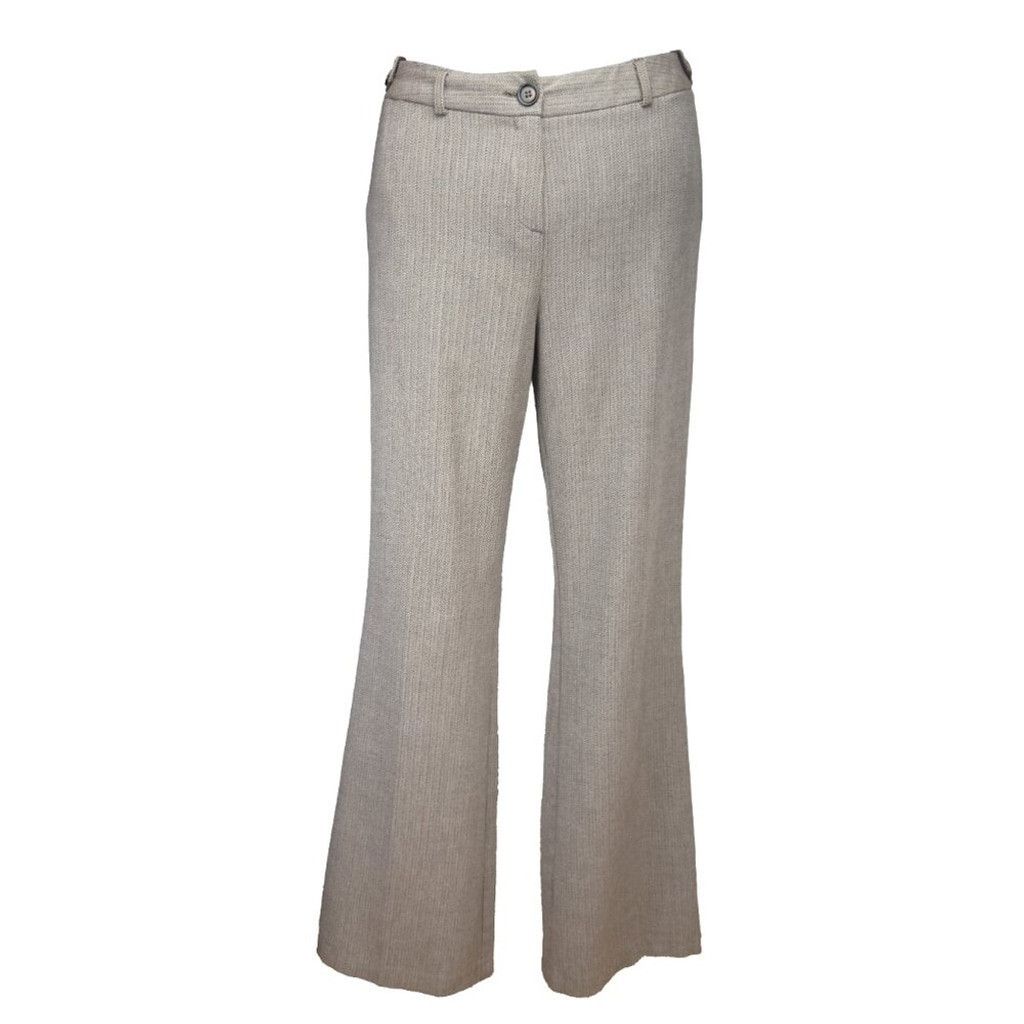 Marks & Spencer MARKS & SPENCER Bootcut Academia Beige Brown Trousers US 10 Size 32" / US 10 / IT 46 - 1 Thumbnail