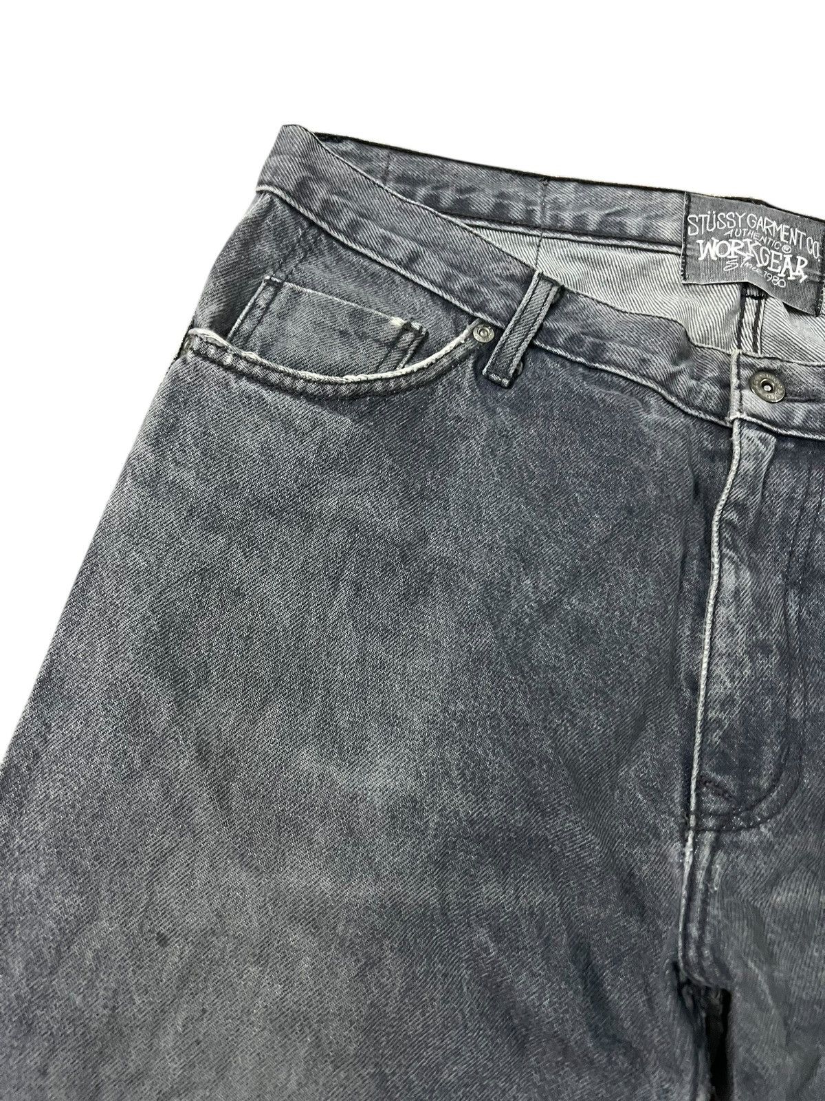 Stussy Vintage Stussy Garment Workgear Denim Jean#USA Size US 36 / EU 52 - 8 Thumbnail