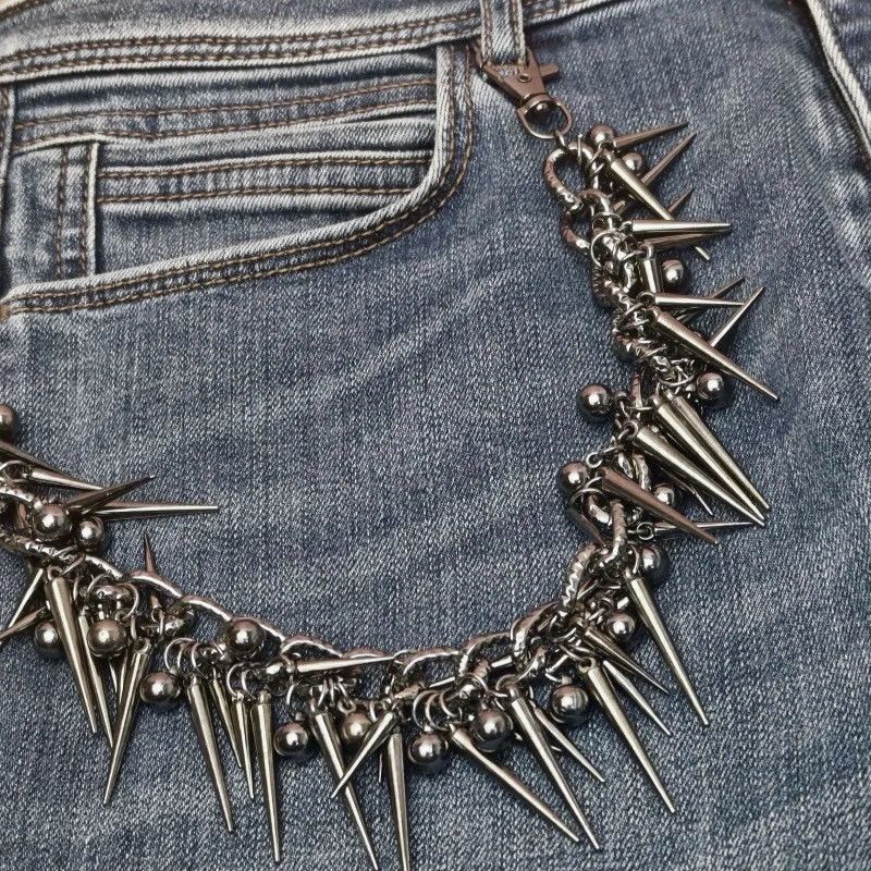 Vintage Vintage Plated Rivet Jeans Chain Size ONE SIZE - 1 Thumbnail