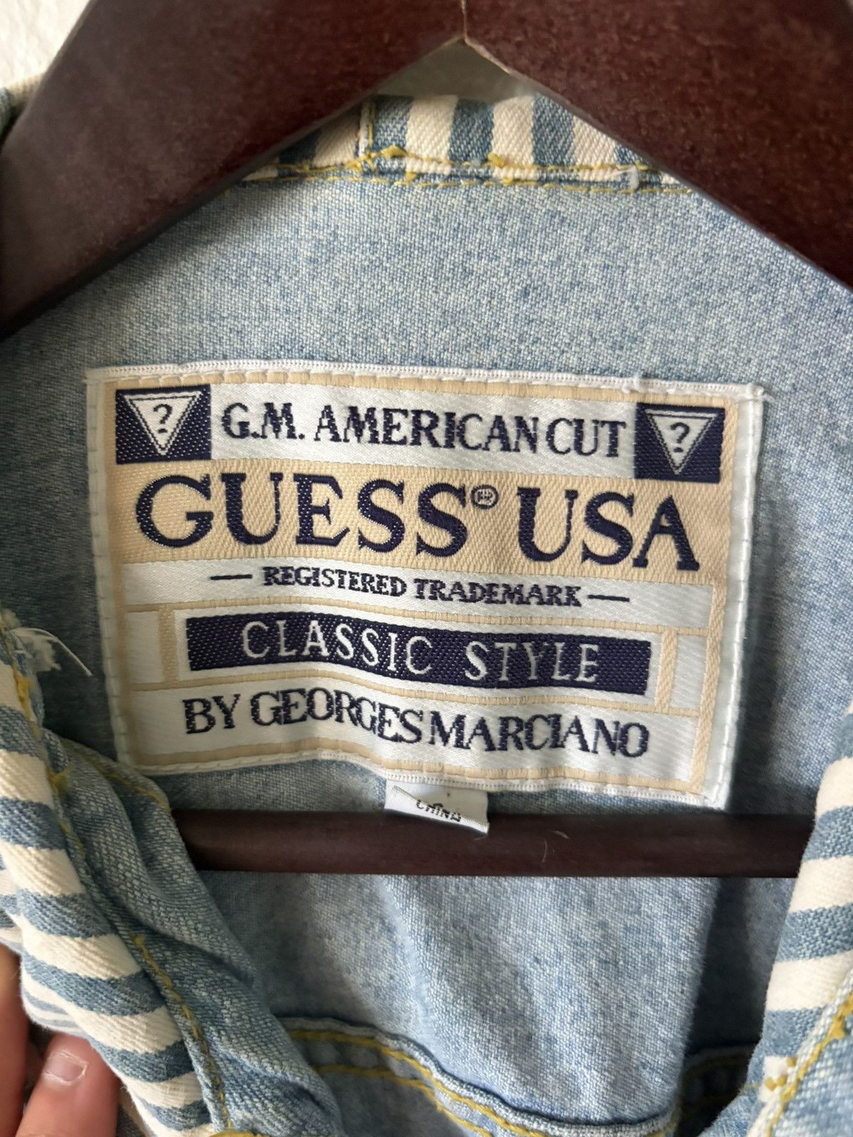 Guess Vintage Guess Denim Hoodied Jacket Size US S / EU 44-46 / 1 - 3 Thumbnail