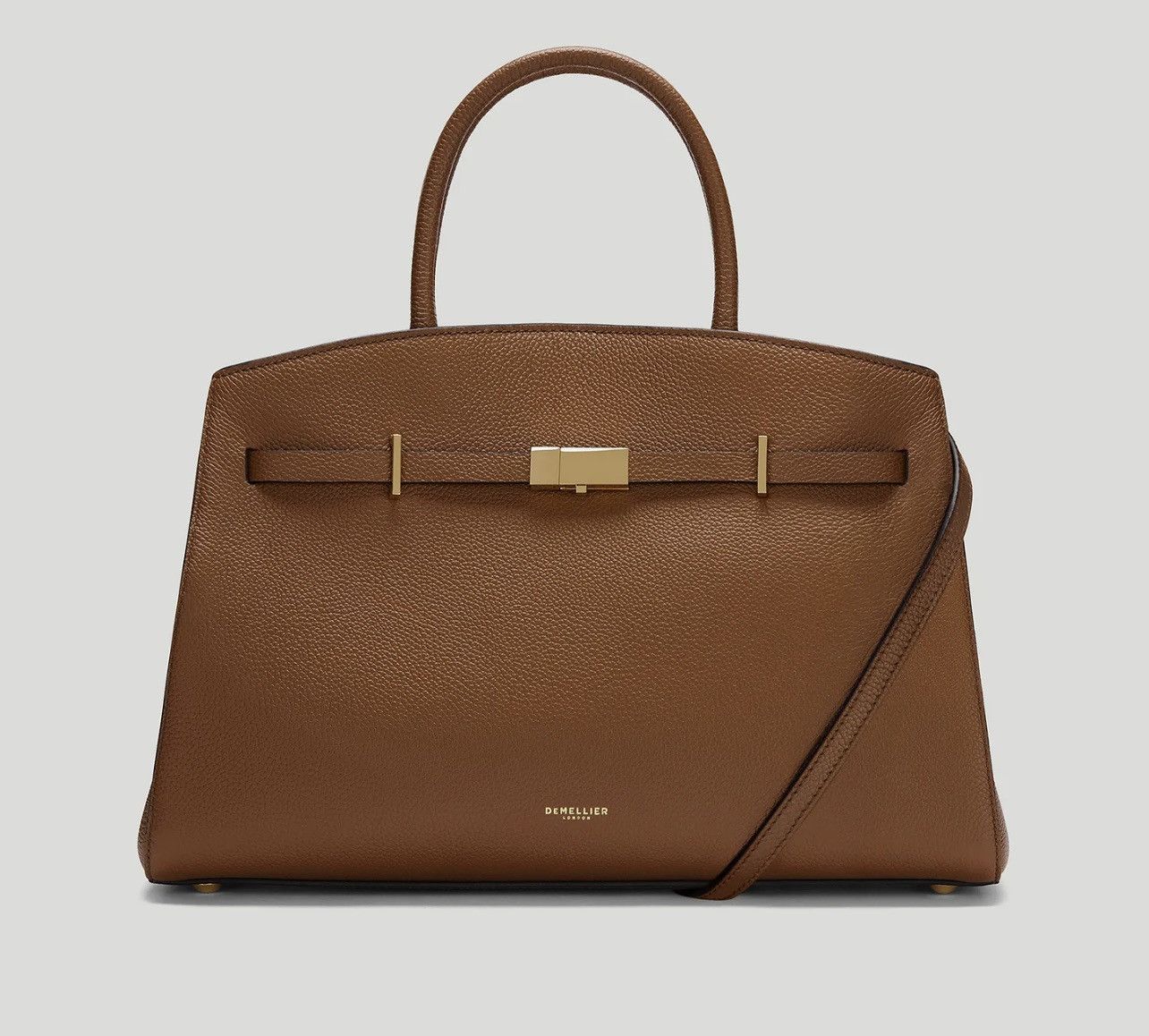 Other DEMELLIER The Hudson Tote Bag brown Grain Leather 40x27x16.5 Size ONE SIZE - 1 Thumbnail