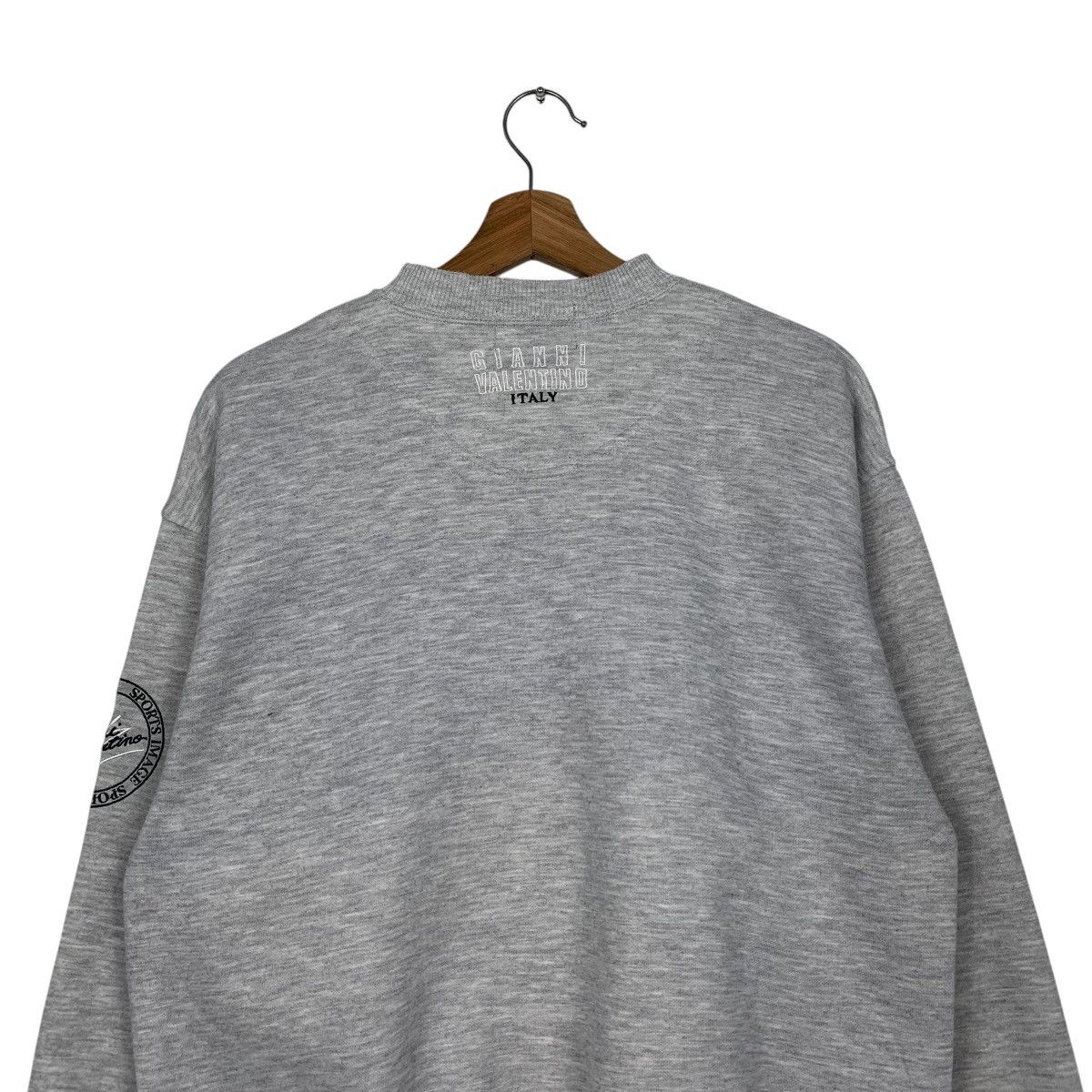 Japanese Brand Gianni Valentino Italy Big Logo Sweatshirt Size US M / EU 48-50 / 2 - 8 Thumbnail