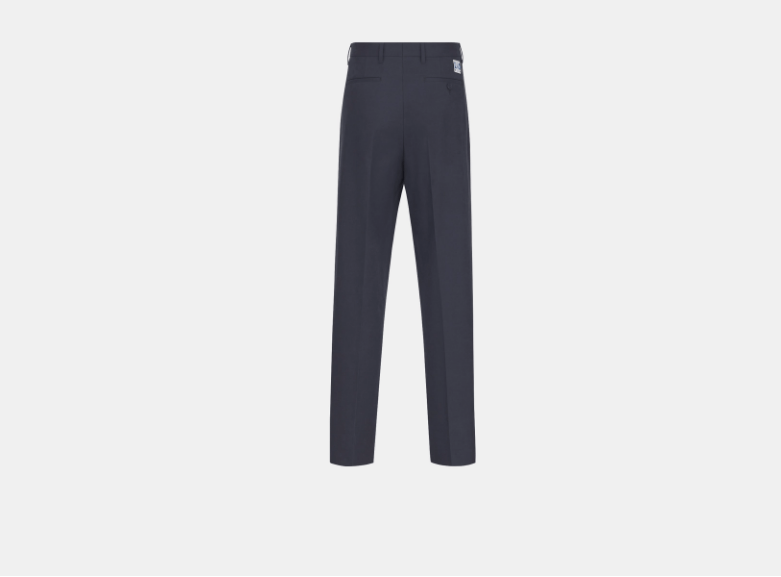 Dior o1w1db11225 493C10 Charm Pant in Navy Blue Size US 36 / EU 52 - 2 Thumbnail