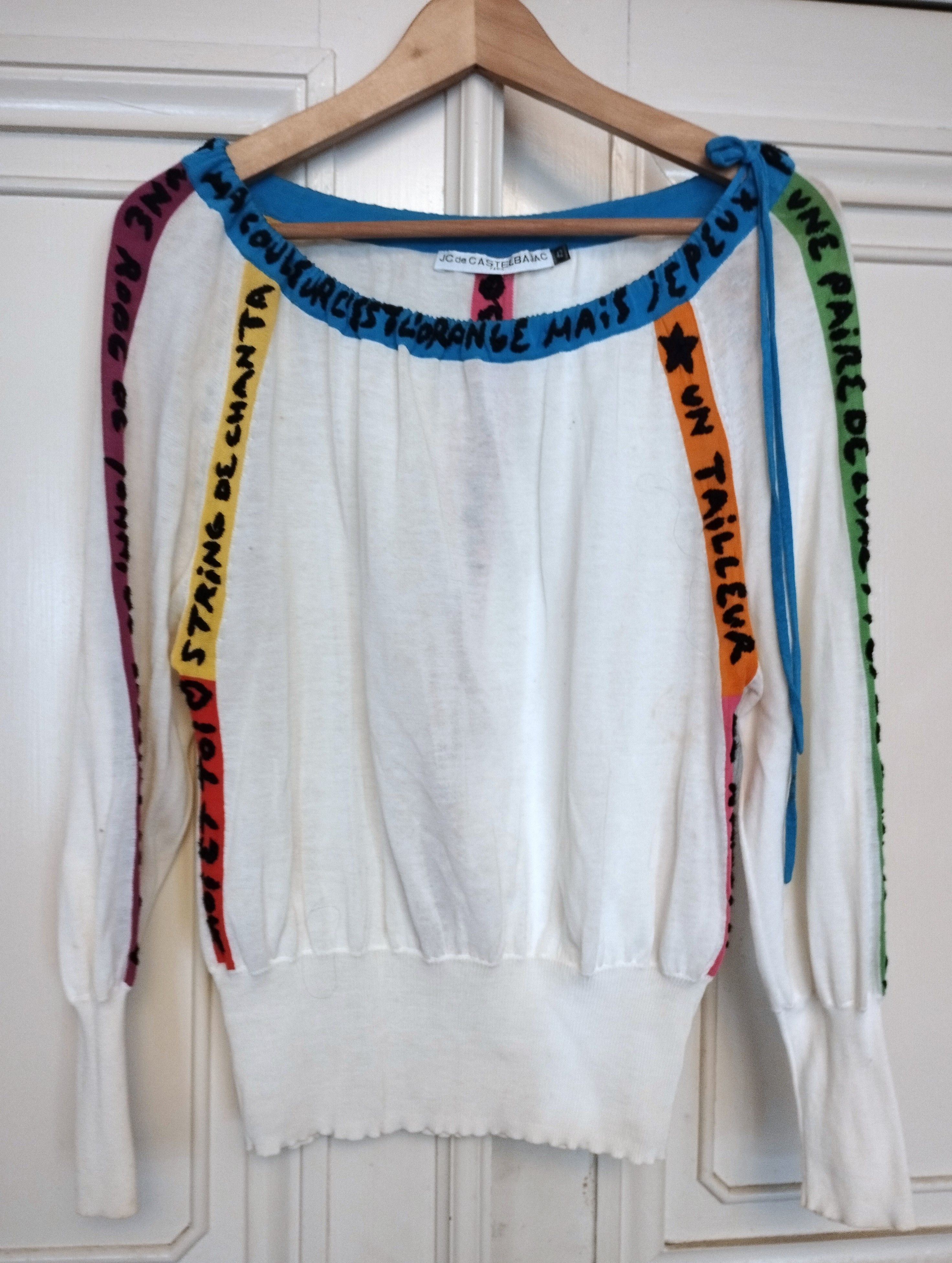 Jean Charles De Castelbajac Jean Charles de Castelbajac Pull Collector T S/M Size S / US 4 / IT 40 - 1 Thumbnail
