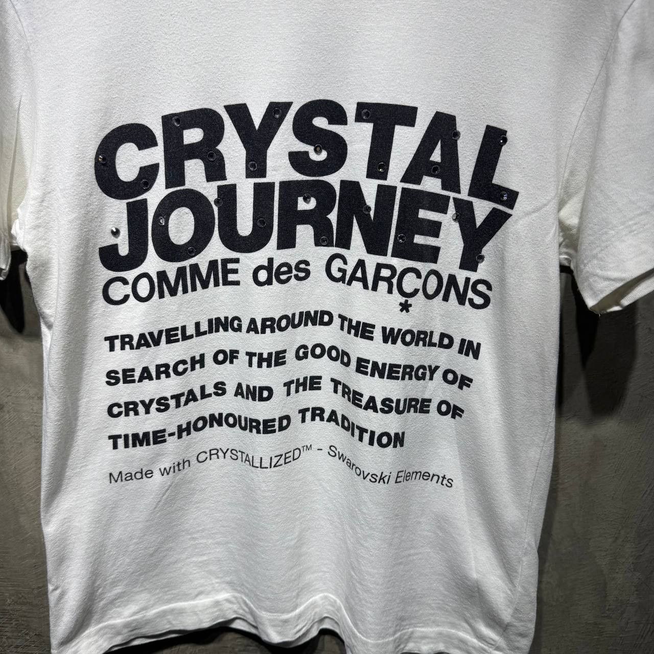 Comme des Garcons Comme Des Garcon Crystal Journey Swarovski tee Size US S / EU 44-46 / 1 - 5 Thumbnail