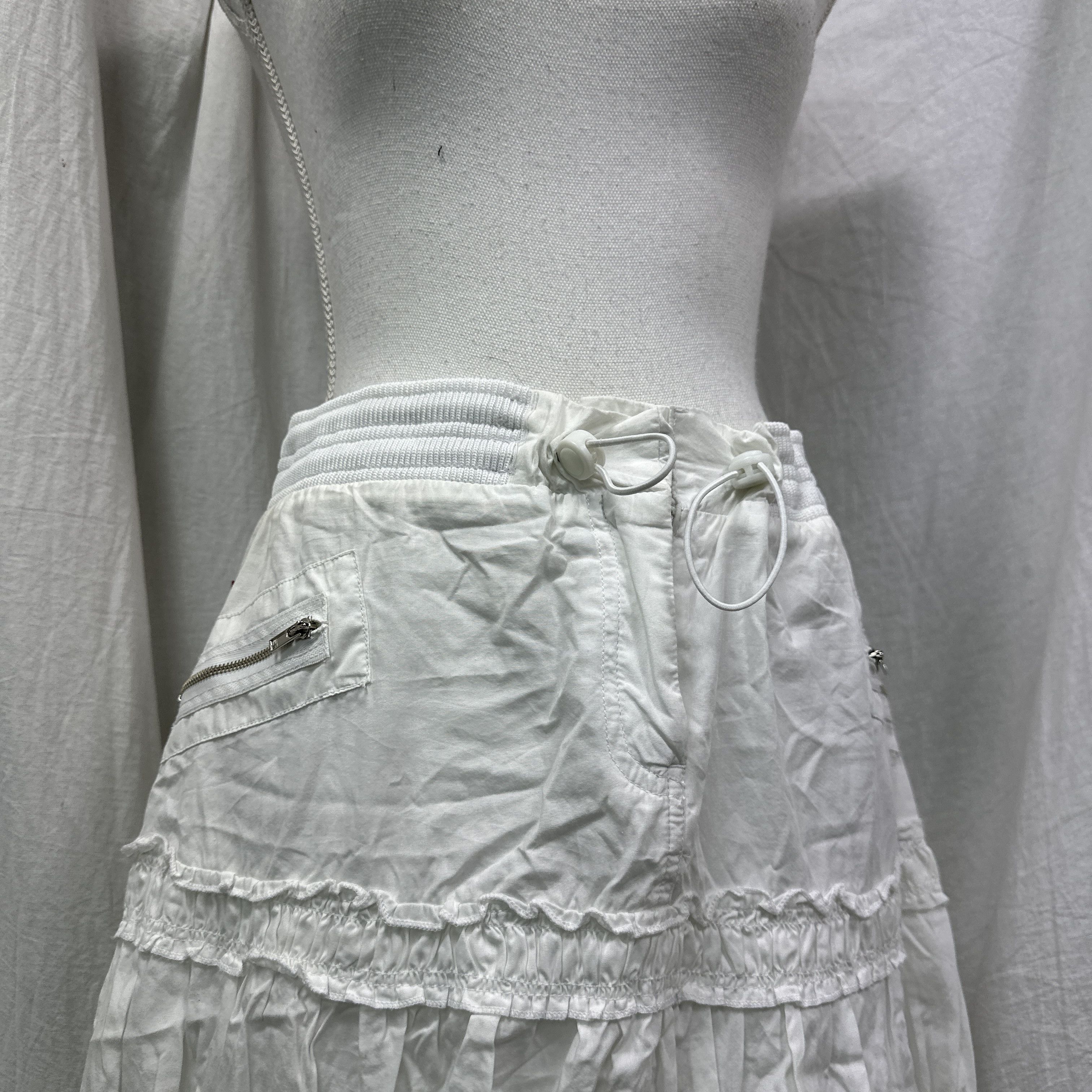 Vintage Vintage Preppy Boho Pleated Corset Maxi Skirt Y2K Size 26" / US 2 / IT 38 - 5 Thumbnail