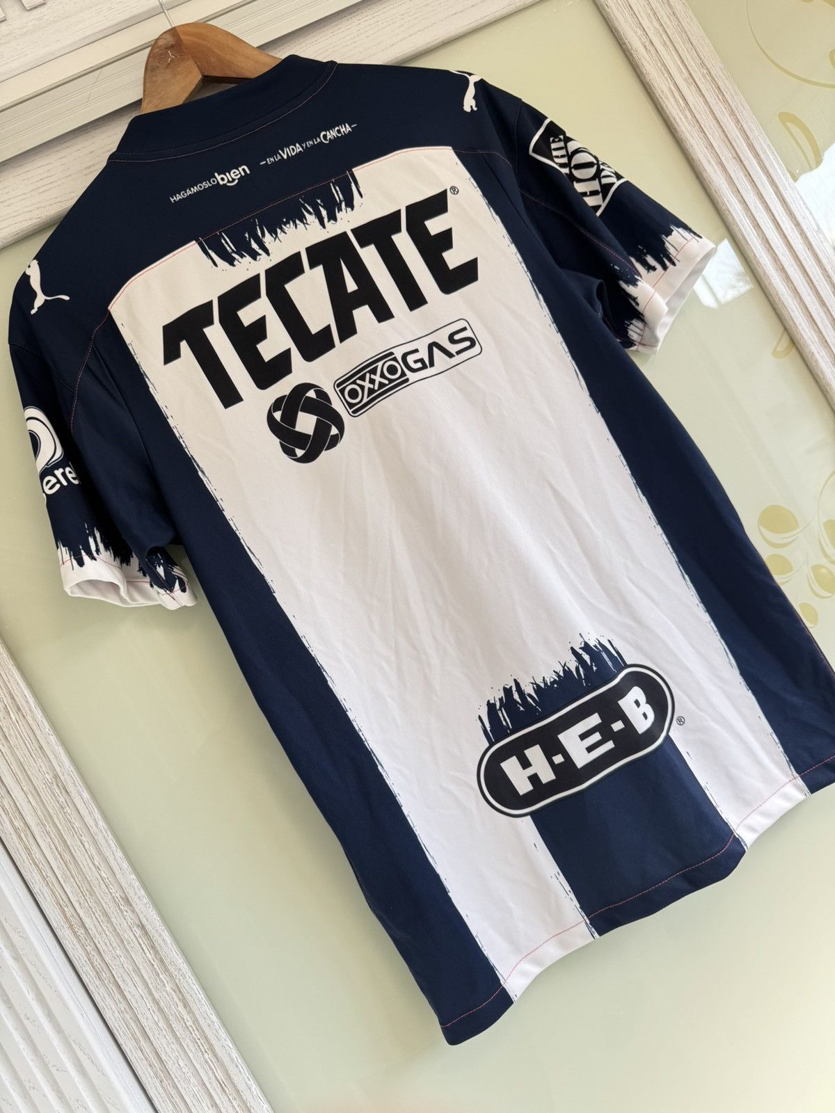 Puma Rayados Monterrey 2020-2021 Home Soccer Jersey Football Kit Size US M / EU 48-50 / 2 - 8 Thumbnail