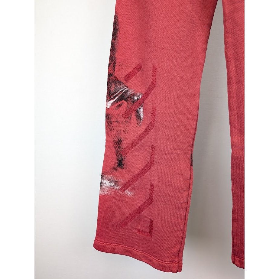 Off-White o1rshd1 BW S. Matthew Sweatpants & Joggers in Rio Red Grey Size US 32 / EU 48 - 19 Thumbnail