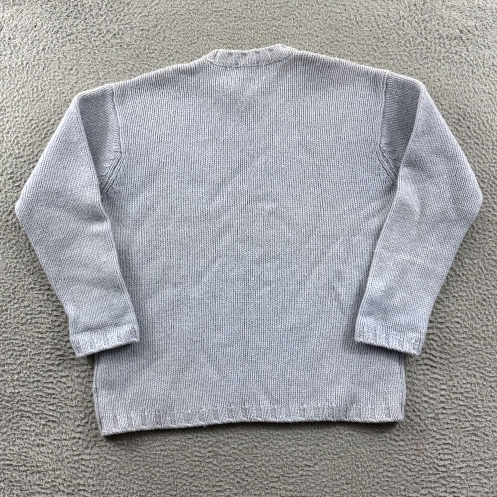 J.Crew J.CREW Sweater Womens Medium Blue Long Sleeve Knit Academia Preppy Wool Pullover Size M / US 6-8 / IT 42-44 - 7 Thumbnail