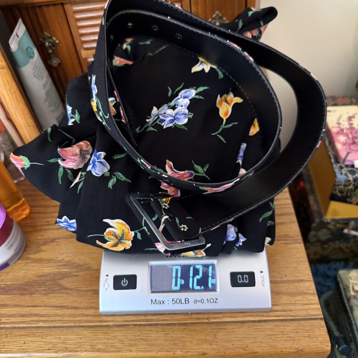 Vintage Vintage 80s Bedford Fair Belted Floral Dress Sz 16P Multi Size XL / US 12-14 / IT 48-50 - 16 Thumbnail