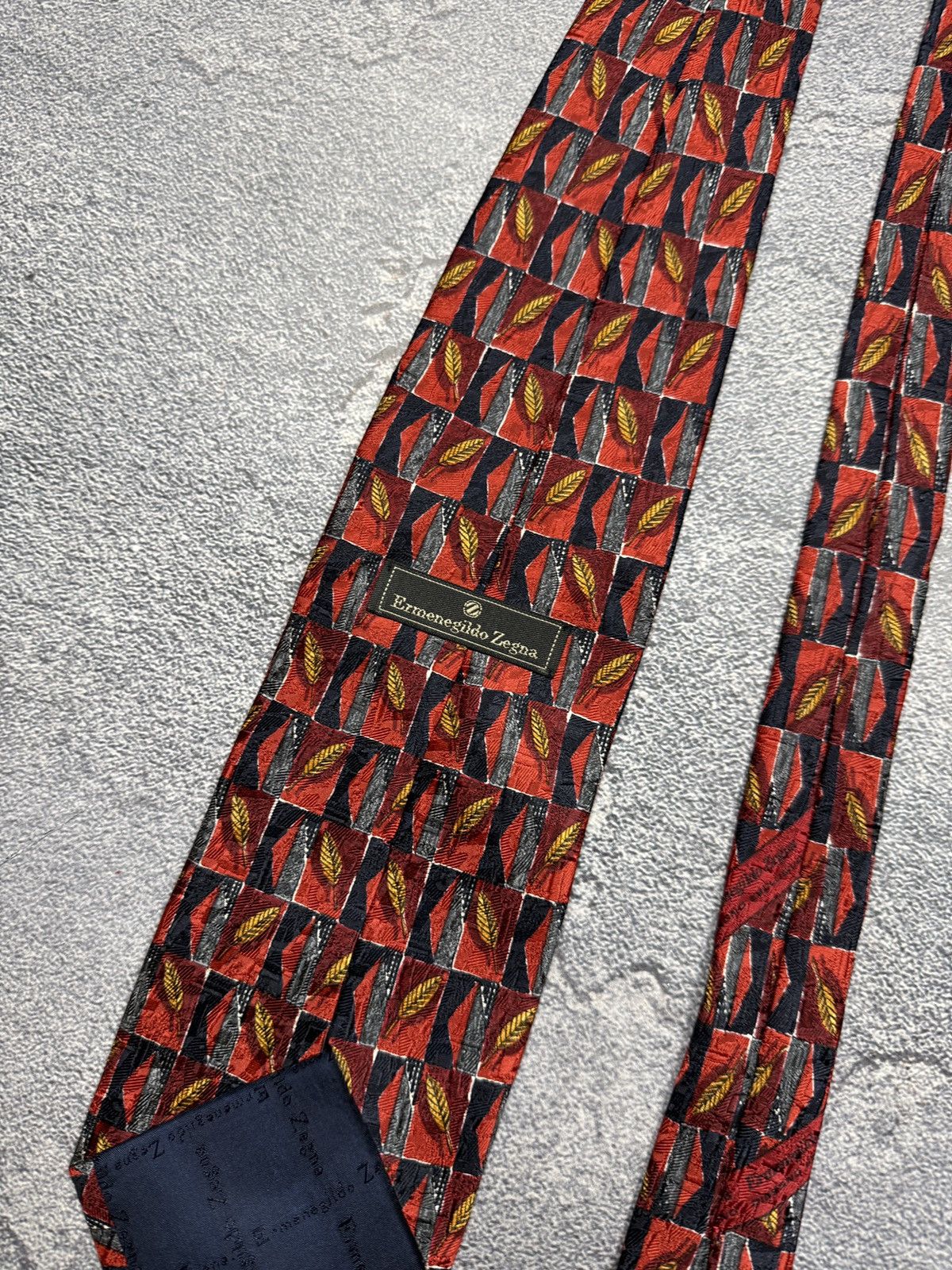 Ermenegildo Zegna × Vintage Ermenegildo Zegna Tie Vintage Size ONE SIZE - 4 Thumbnail
