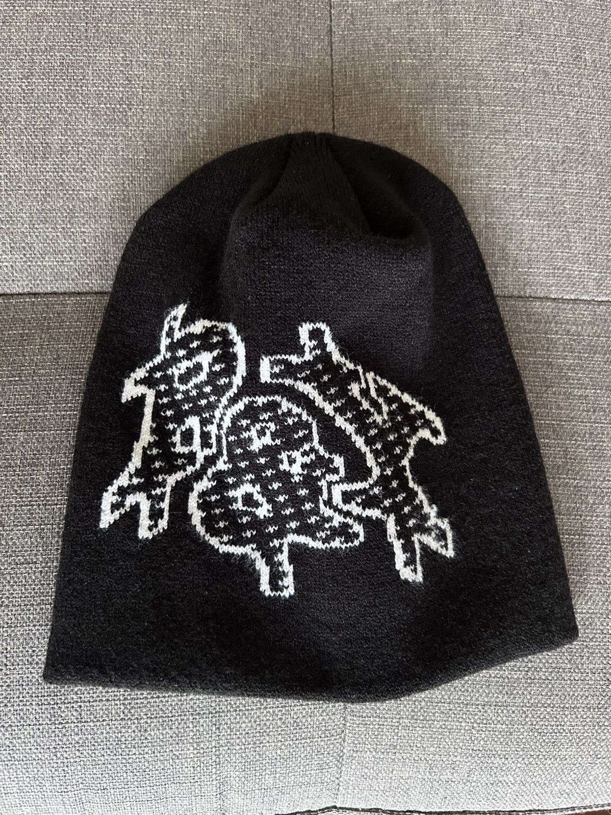 Punk and Yo Punk&Yo Track Pattern Beanie Size ONE SIZE - 2 Thumbnail