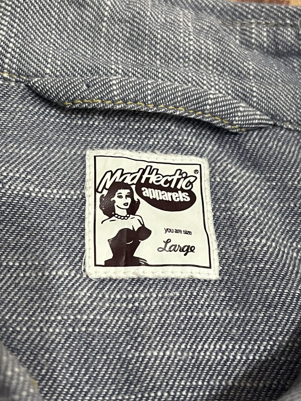 Fragment Design × Hiroshi Fujiwara × Japanese Brand Mad Hectic Chambray Button ups shirt Size US L / EU 52-54 / 3 - 10 Thumbnail