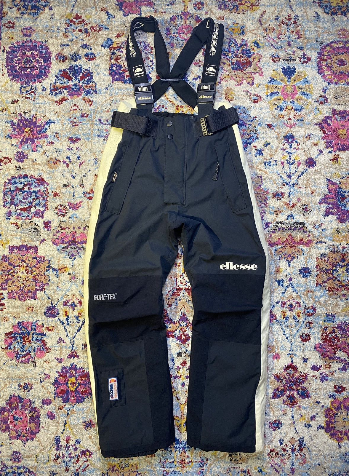90s Ellesse Gore-Tex Recco Adjustable Ski Pants