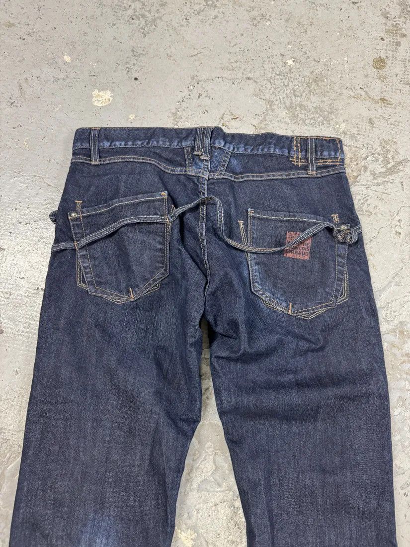 Designer × Marithe + Francois Girbaud × Vintage 2000s Marithé + François Girbaud Navy Brut Denim Jeans Size US 32 / EU 48 - 4 Thumbnail