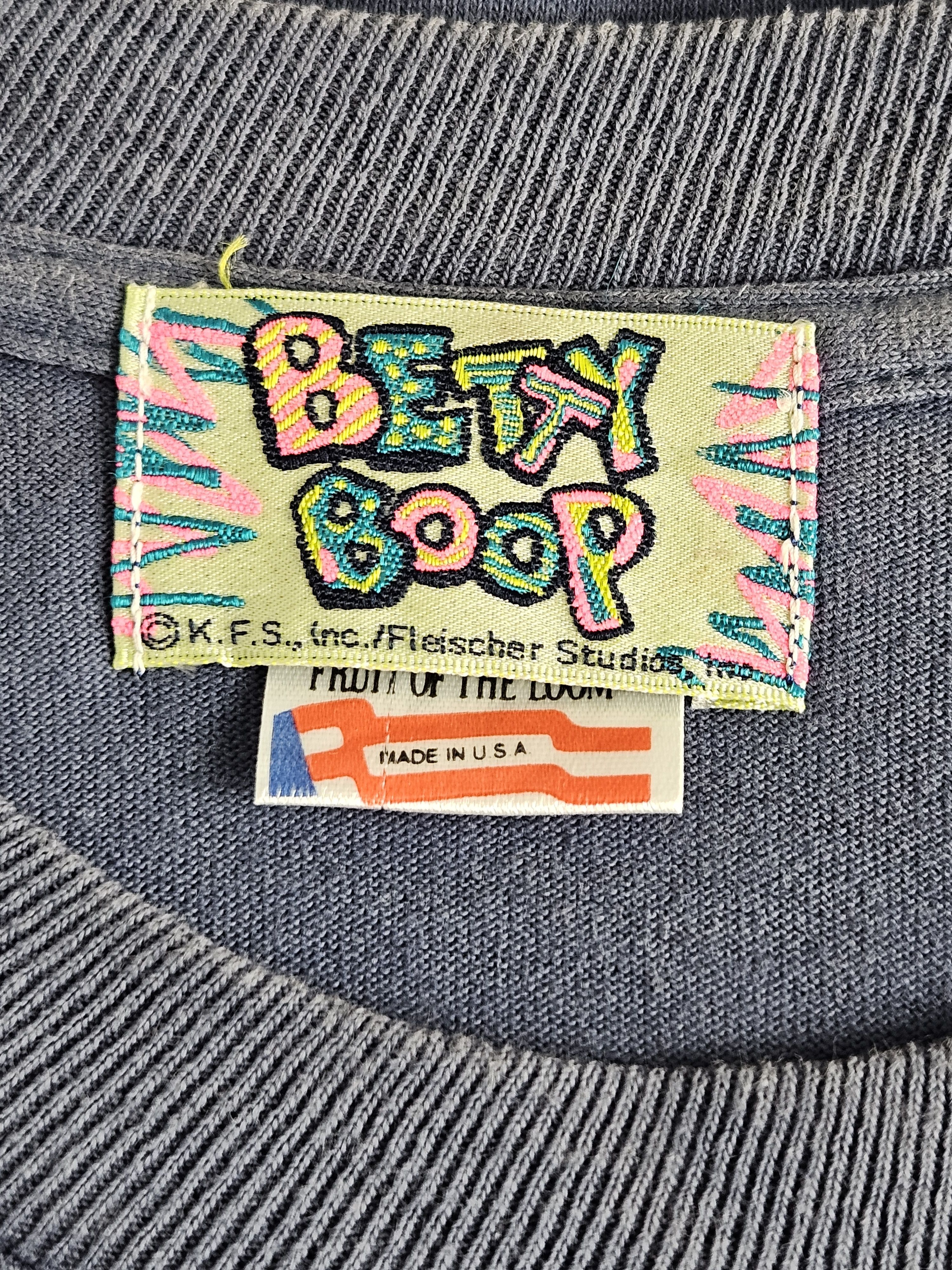 Vintage Vintage 90s Betty Boop Cartoon Tee Size US M / EU 48-50 / 2 - 4 Thumbnail