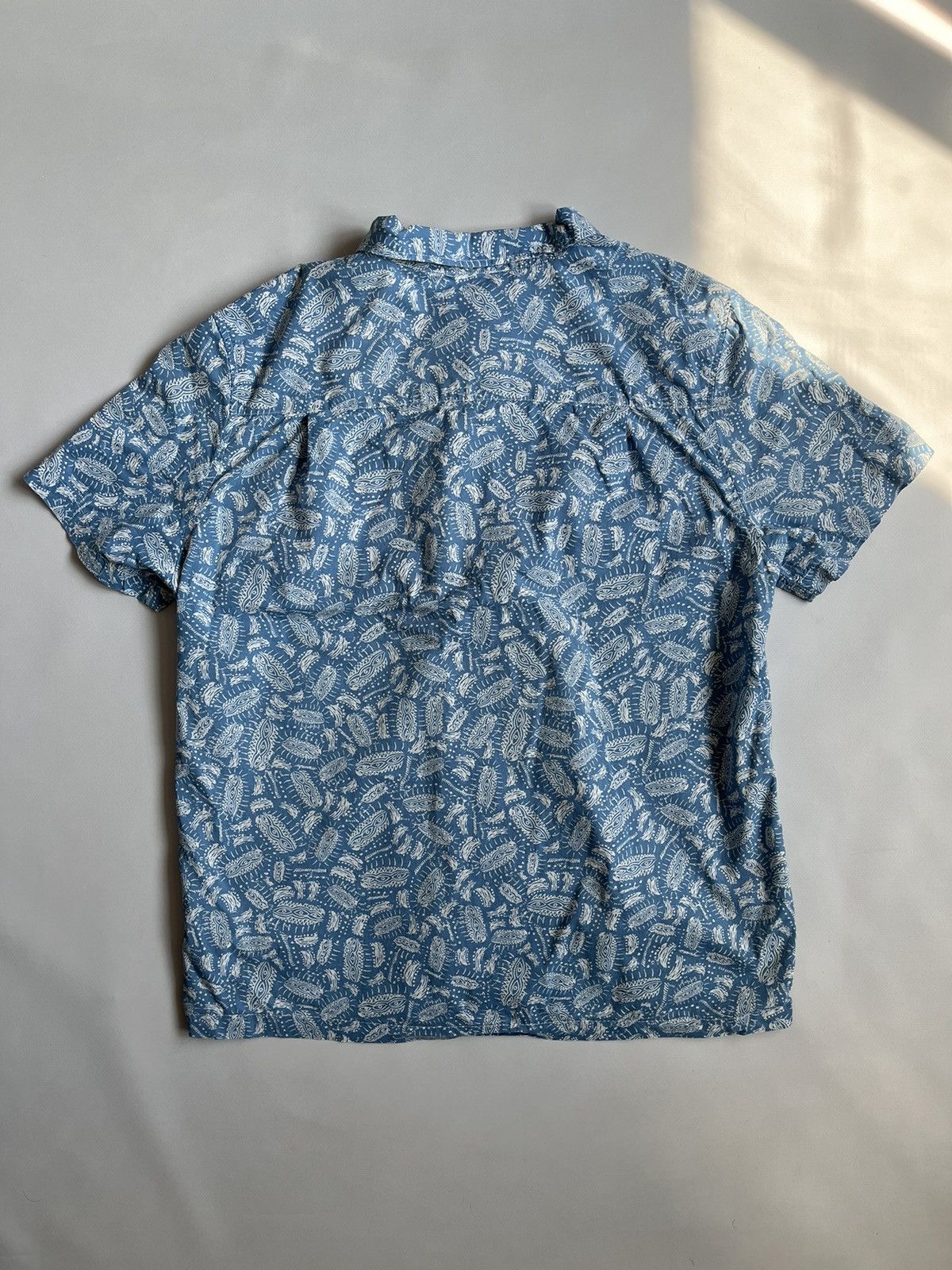 Mambo MAMBO Australia Men Blue Hawaiian Printed Button Up Shirt Size US L / EU 52-54 / 3 - 12 Thumbnail