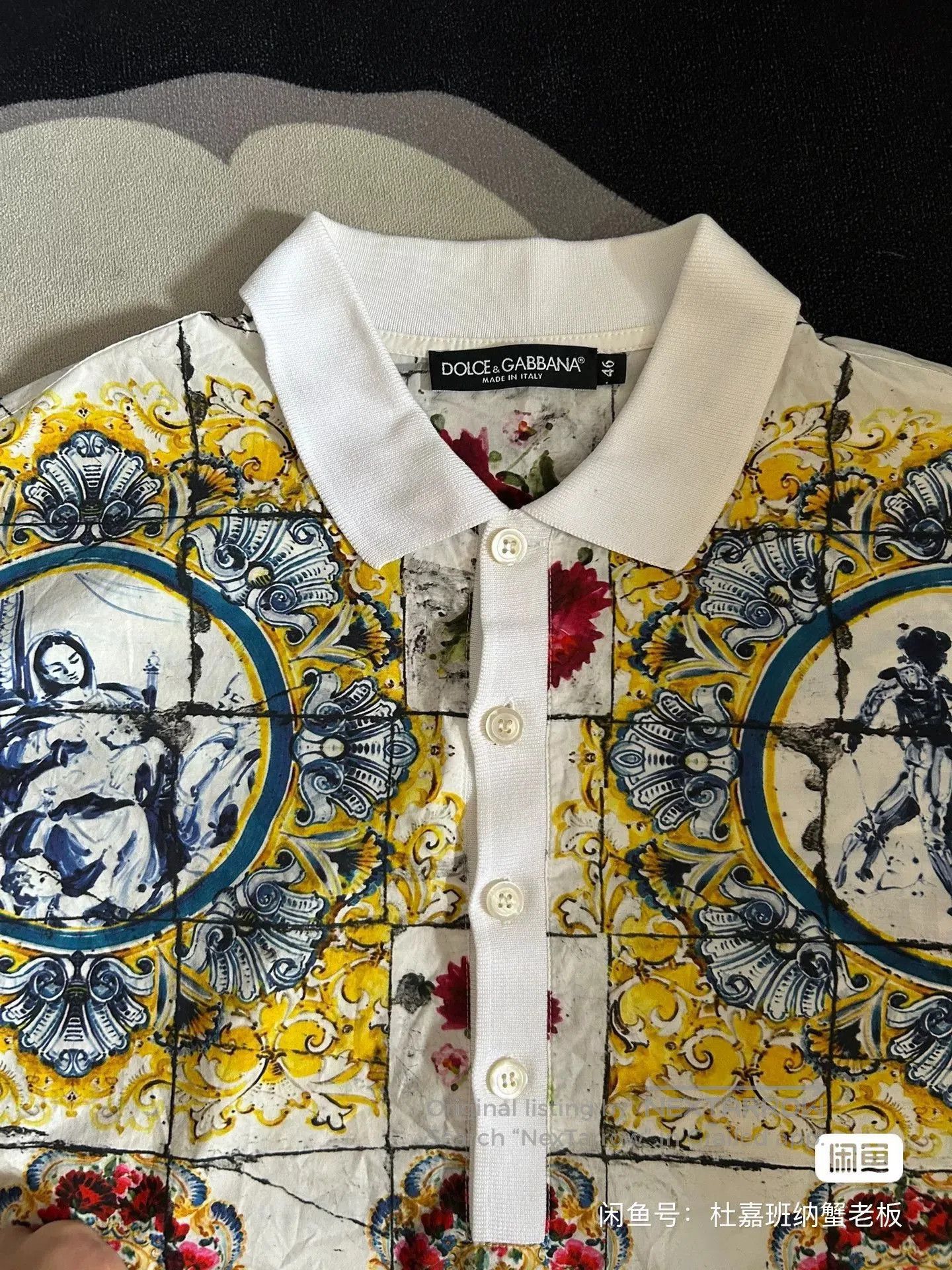Dolce & Gabbana Dolce & Gabbana Casual Shirt with Print. Size US S / EU 44-46 / 1 - 3 Thumbnail